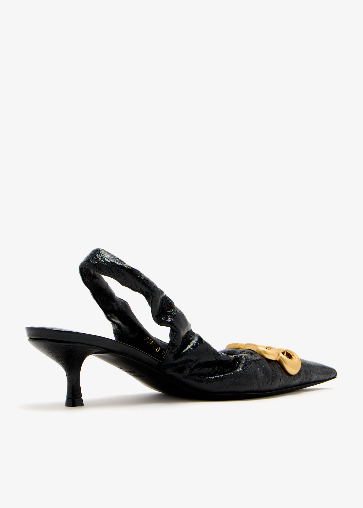 Balenciaga Monaco BB slingback pumps for Women - Black in