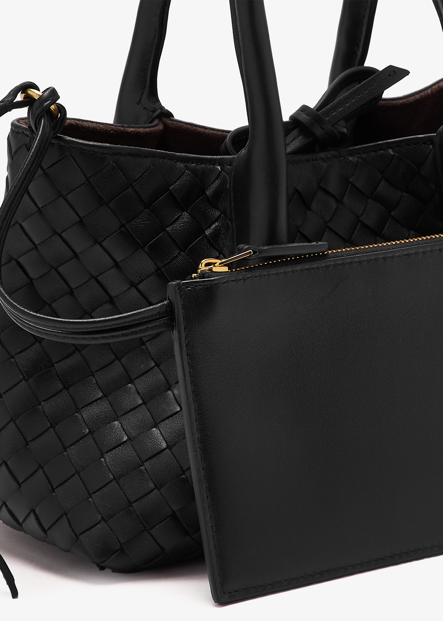 Bottega Veneta Small Pinacoteca tote bag for Women - Black