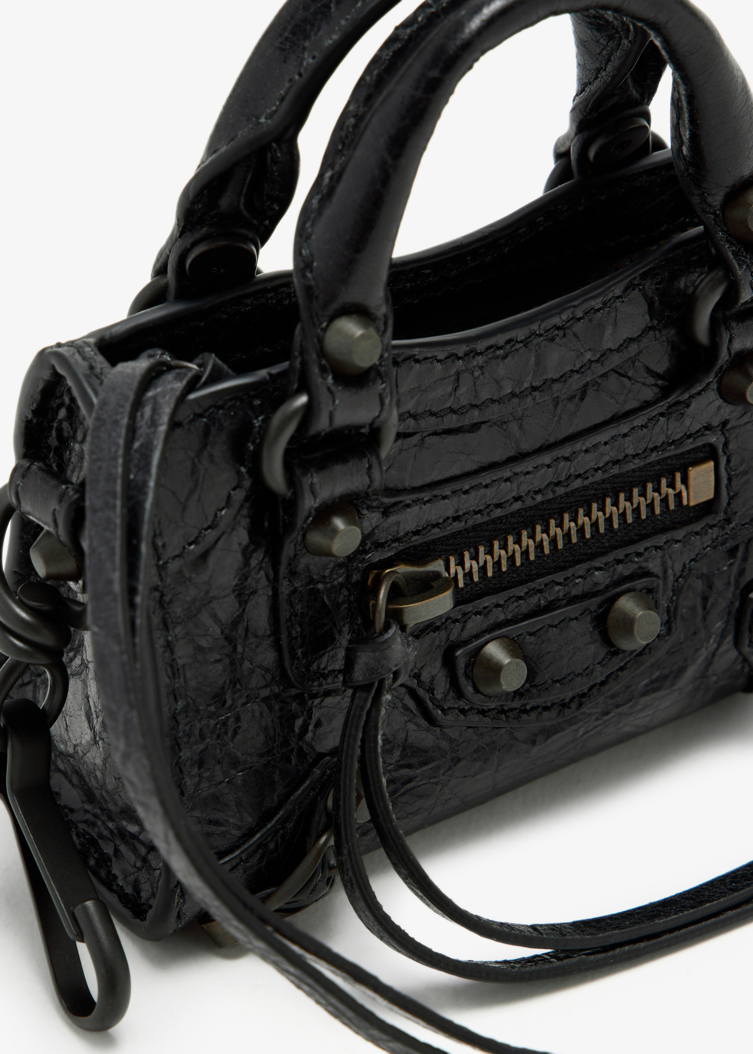 小物 Balenciaga Tiny City Bag Charm Black Balenciaga Le City micro bag charm for Women - Black in KSA