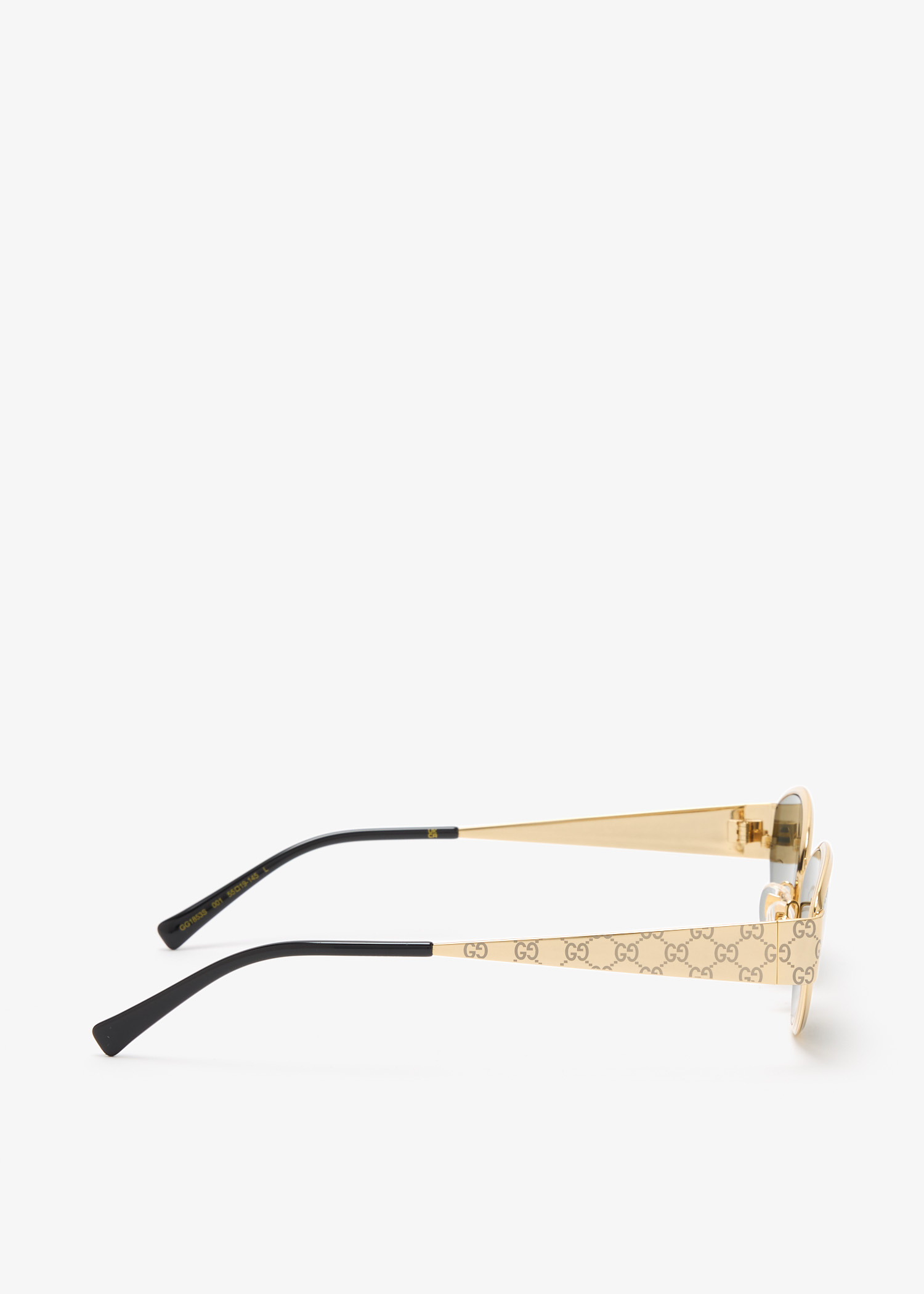 【日本未入荷】GUCCI ゴールド長方形フレームサングラス GUCCI ゴールドフレーム サングラス - メルカリ