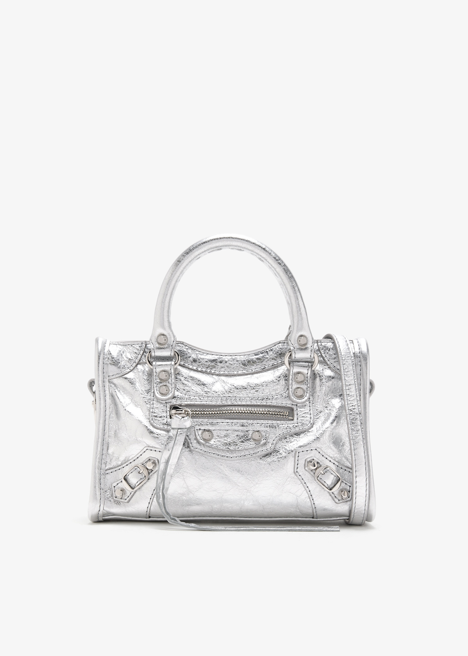 Balenciaga Le City nano bag for Women - Silver in UAE