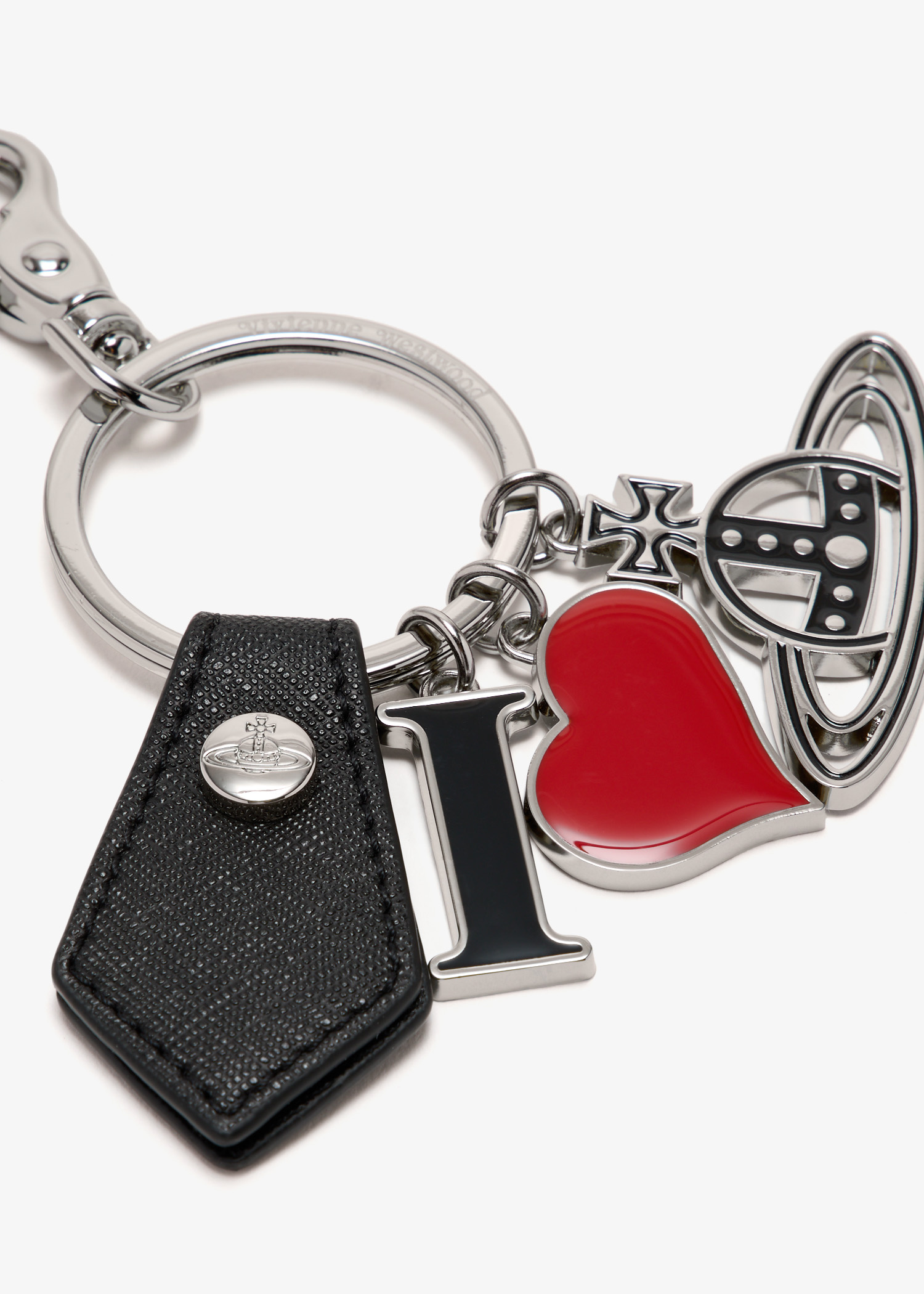 Vivienne Westwood I Love Orb bag charm for Women - Black in