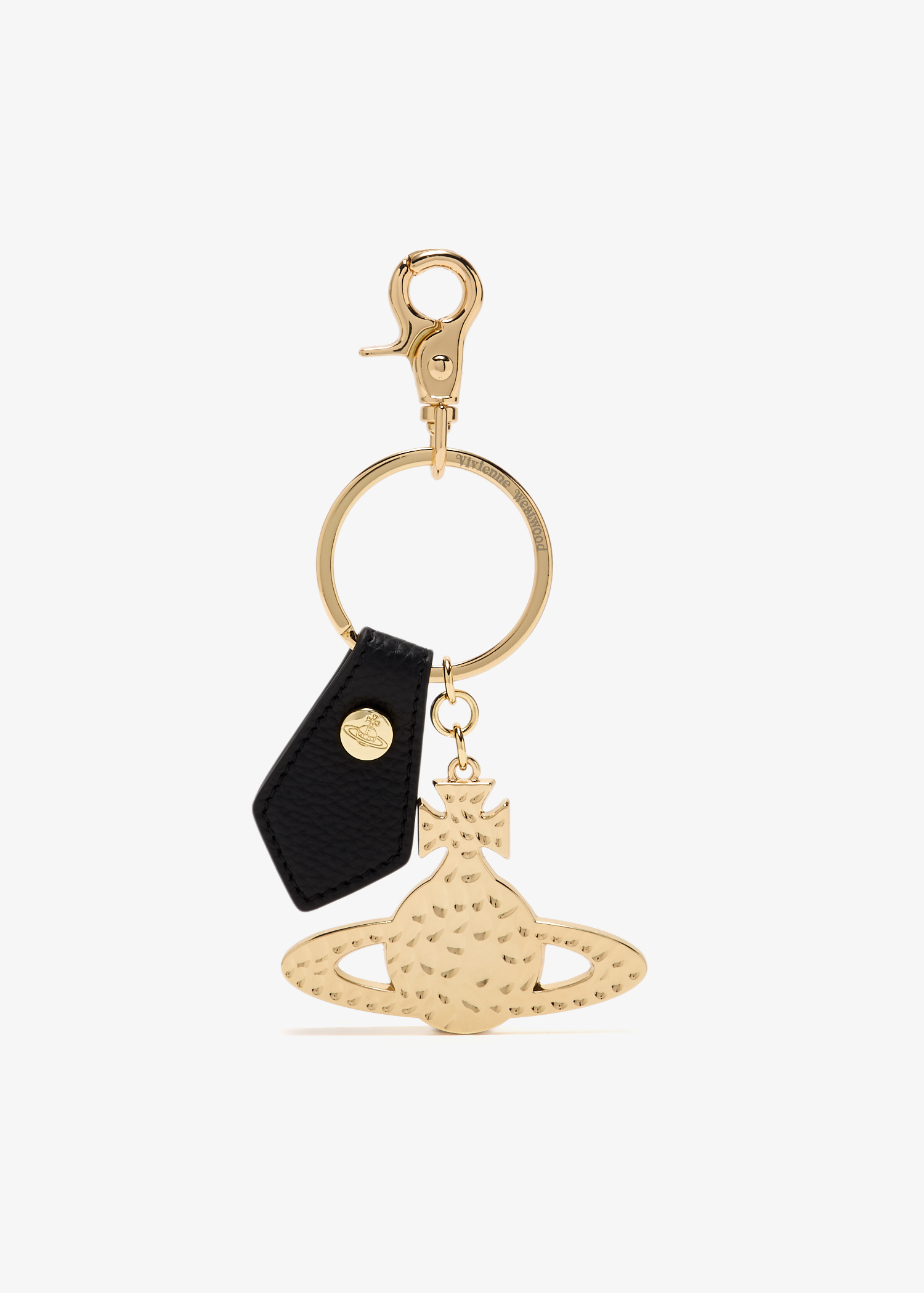 Vivienne Westwood Hammered Orb bag charm for Women - Gold in USA