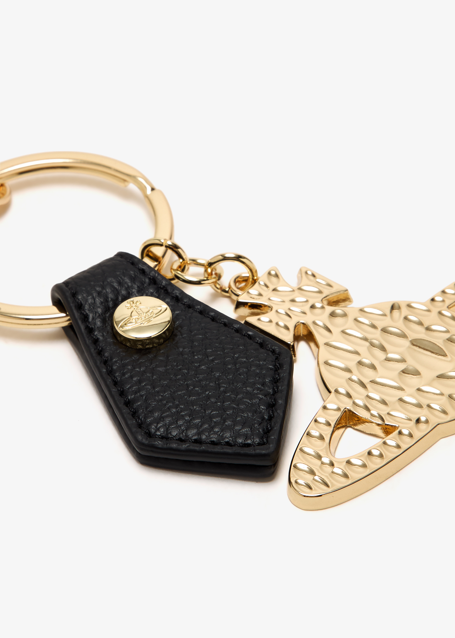 Vivienne Westwood Hammered Orb bag charm for Women - Gold in USA