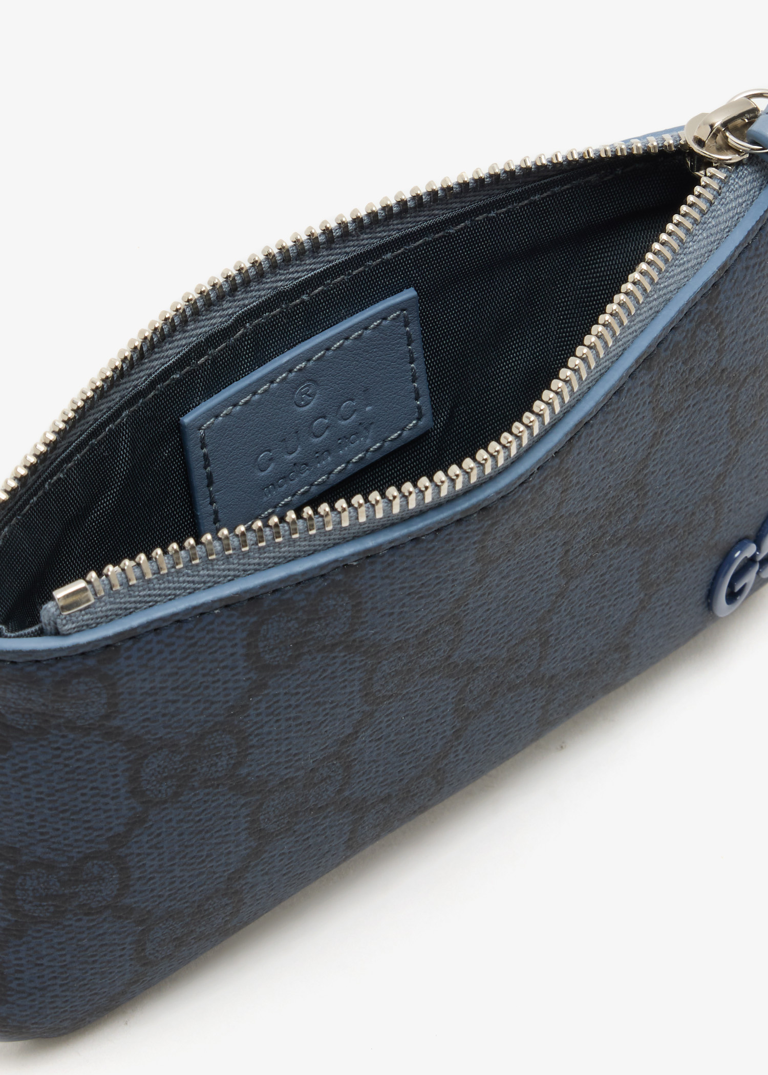 Gucci GG key pouch for Men - Navy in UAE | Level Shoes