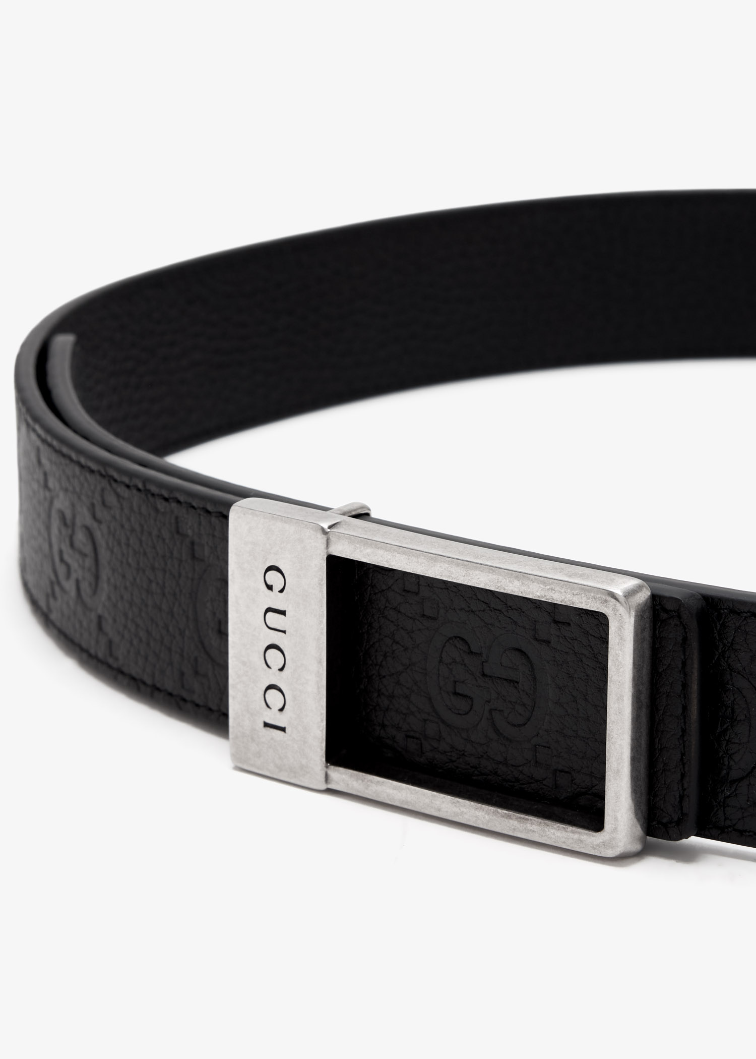 GUCCI ベルト【Excellence in Flight】 Gucci Azalea Double G Calfskin Enamel Monochrome 20mm Belt