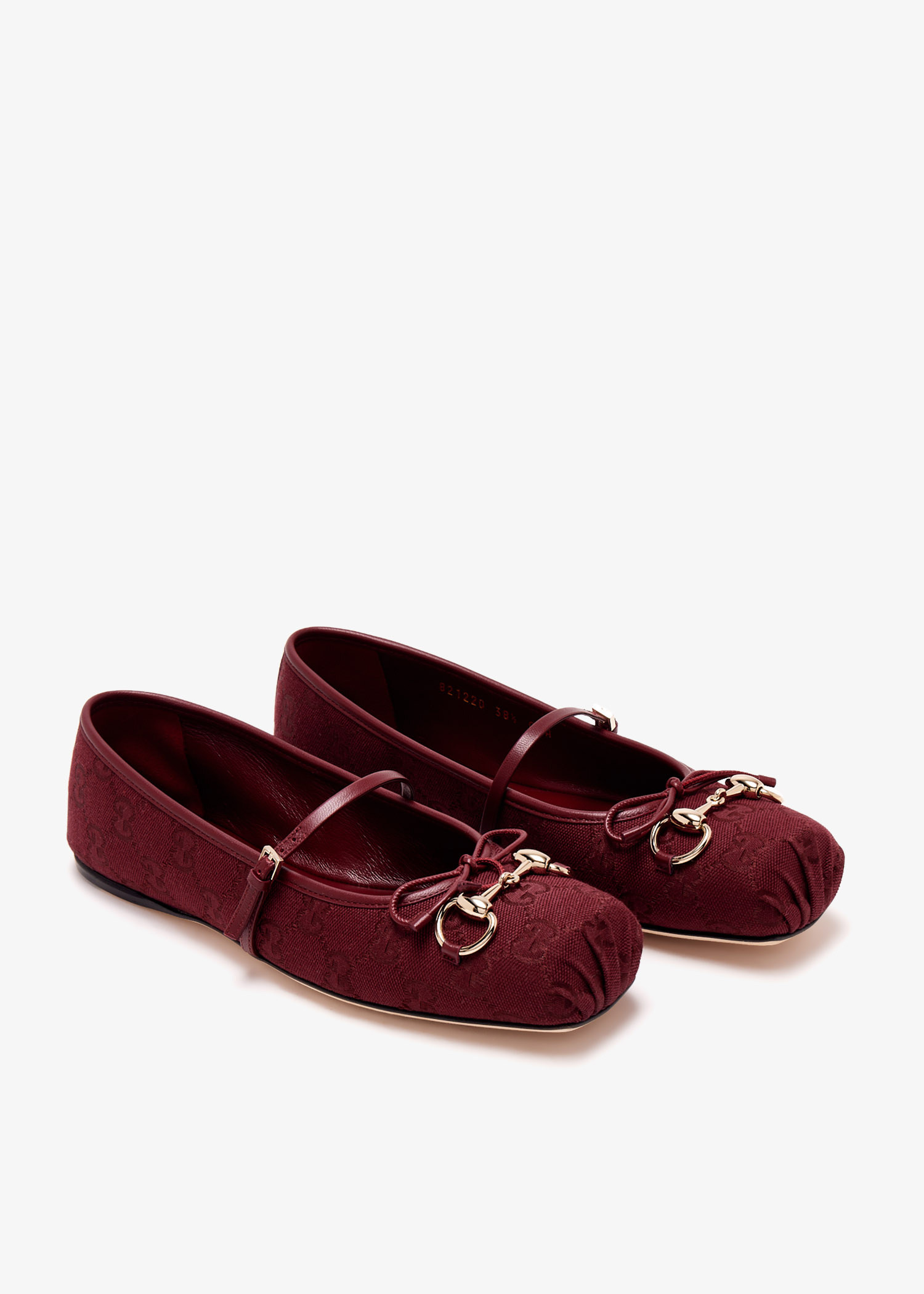 Gucci Horsebit ballet flats for Women - Red in UAE | Level Shoes