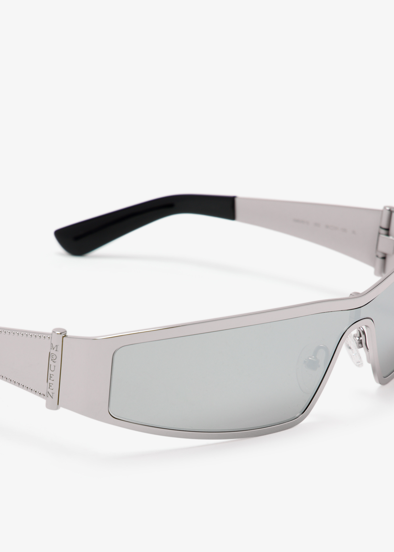 McQueen Y2K Metal sunglasses for Men - Silver in UAE | Level