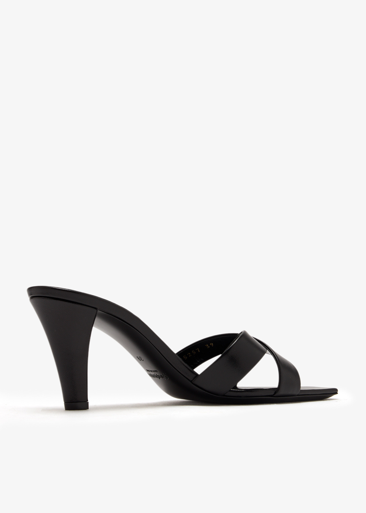 サンダル・ミュール Saint Laurent SS25 'Jill' mules (818037AADGZ 1000) Saint Laurent 