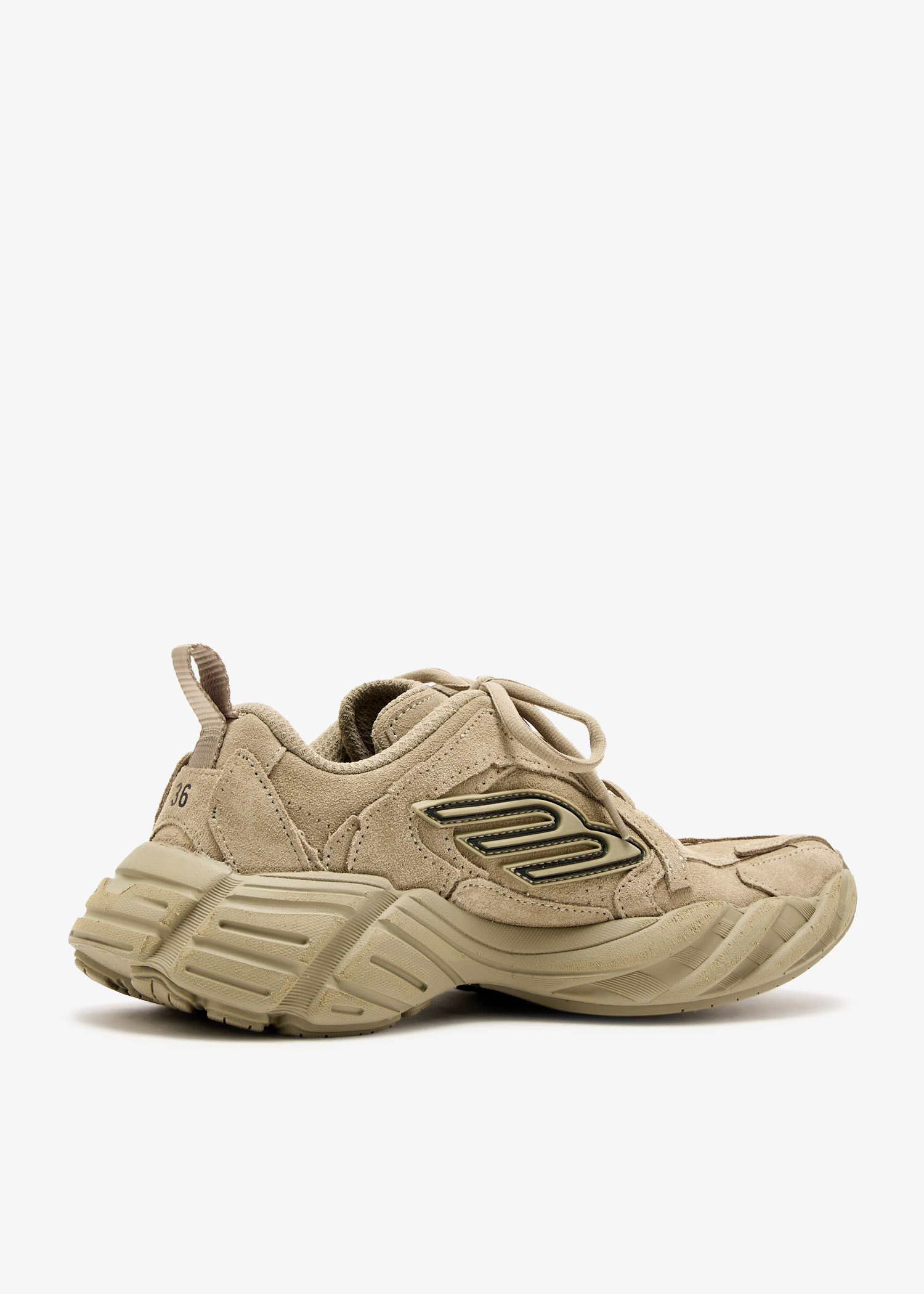スニーカー BALENCIAGA BEIGE SUEDE MONDAY SNEAKERS Men's Monday Shoe in Beige | Balenciaga US