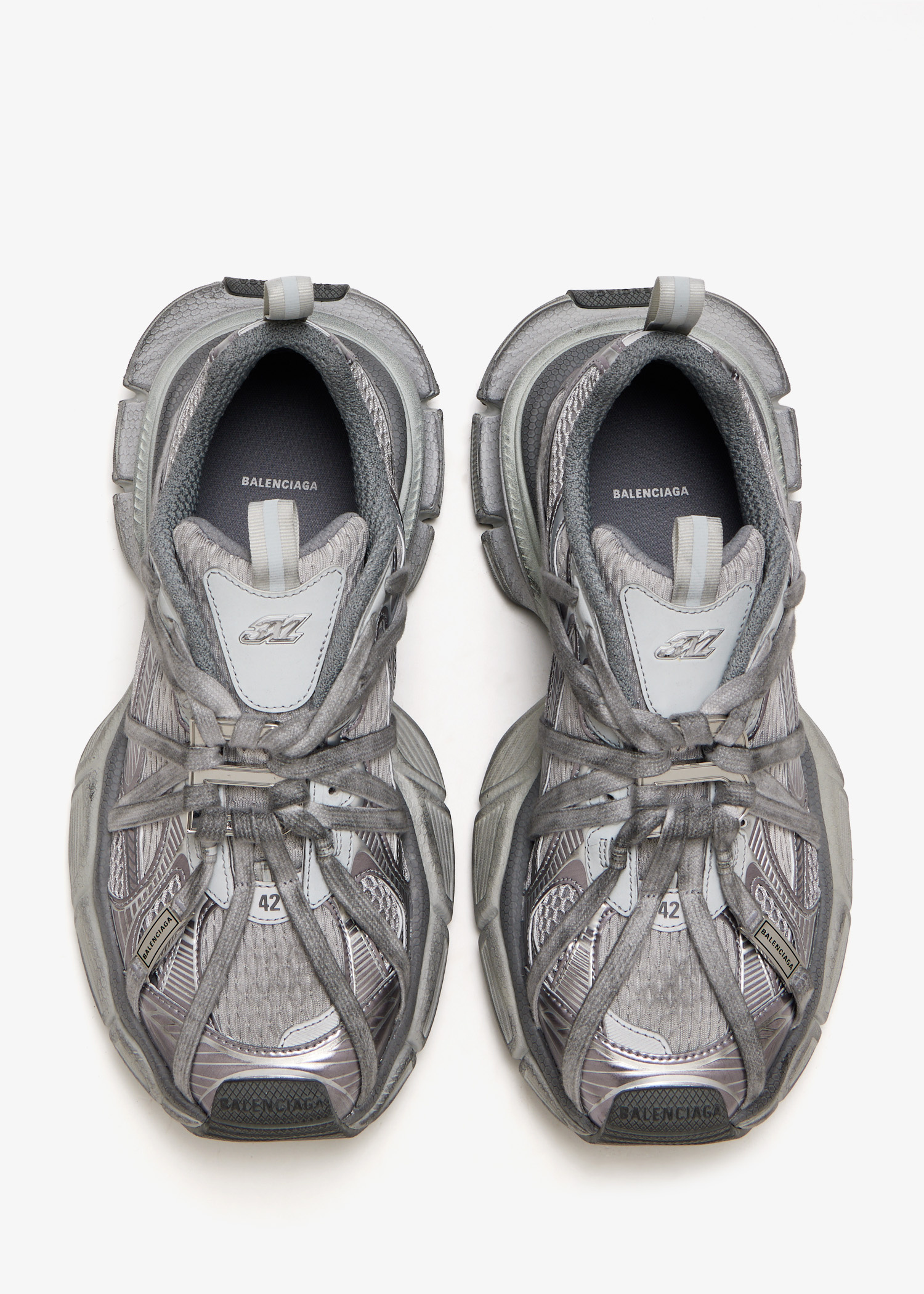 Balenciaga 3XL Extreme Lace sneakers for Men - Grey in UAE Balenciaga 3XL Extreme Lace sneakers for Men - Grey in UAE