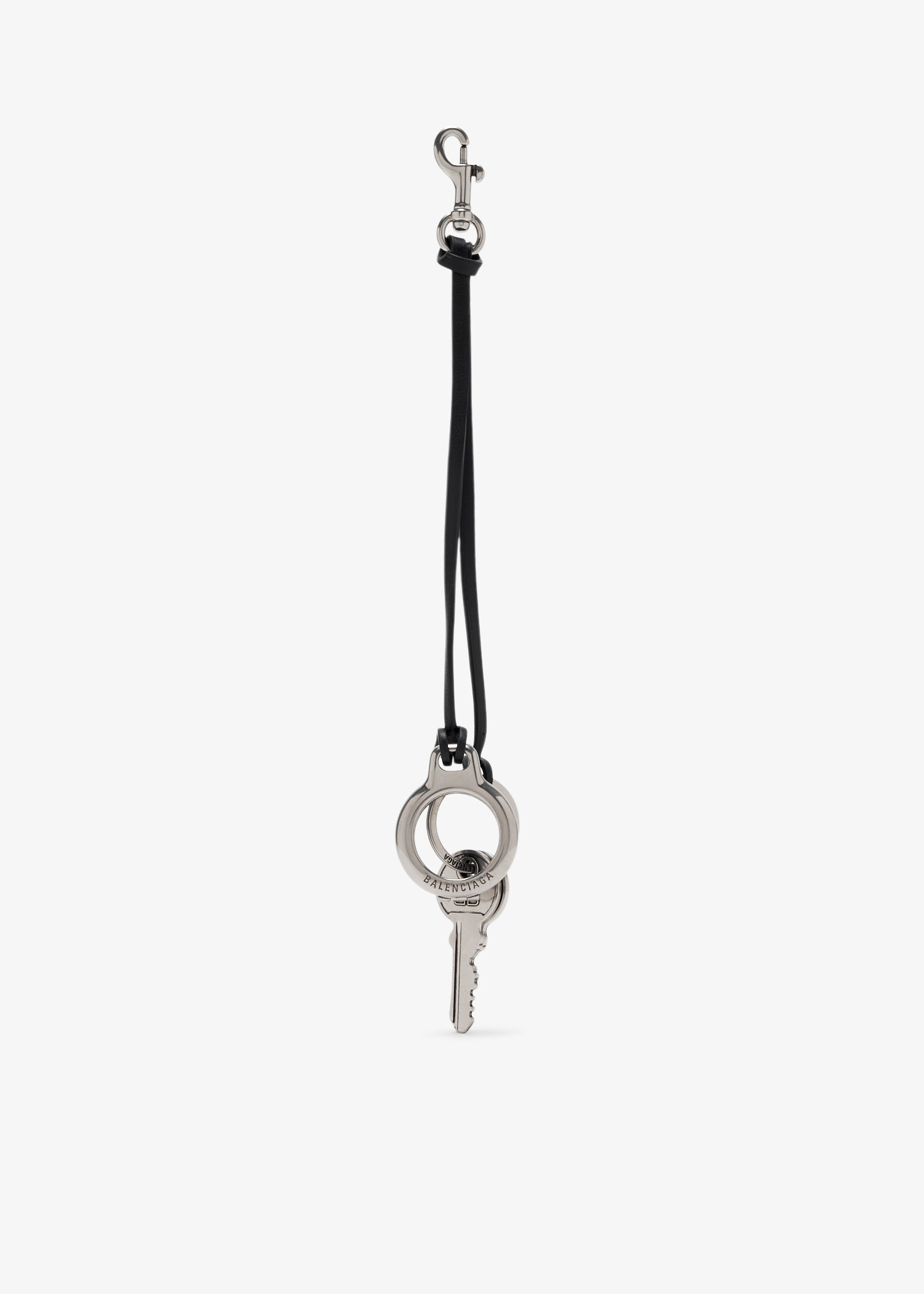 【BALENCIAGA】チャーム/キーリング Subway Airtag 対応キー Balenciaga Subway AirTag® charm for Men - Black in UAE