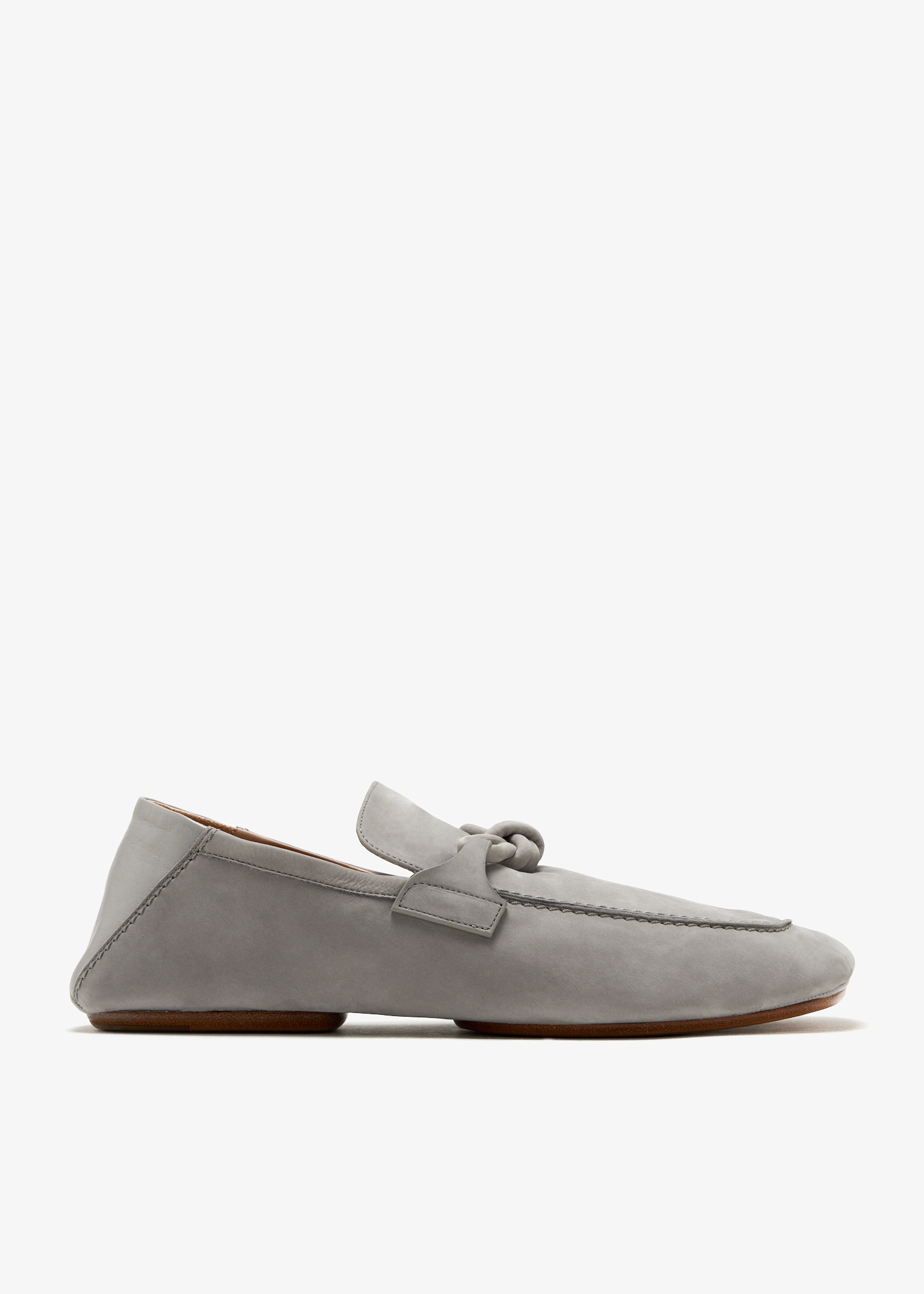 Bottega Veneta Daddy loafers for Men - Grey in UAE | Level Shoes