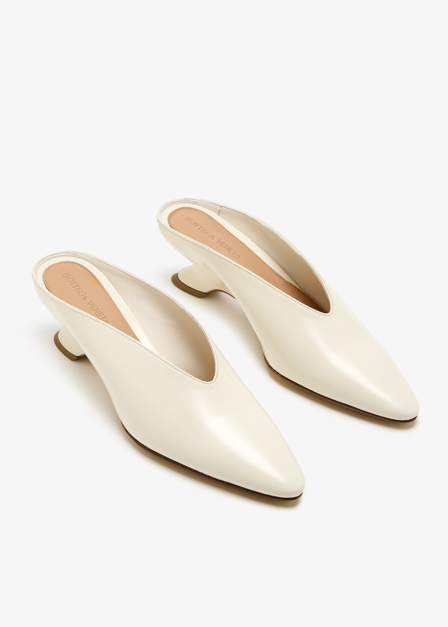 Bottega Veneta Jet mules for Women - White in KSA | Level Shoes