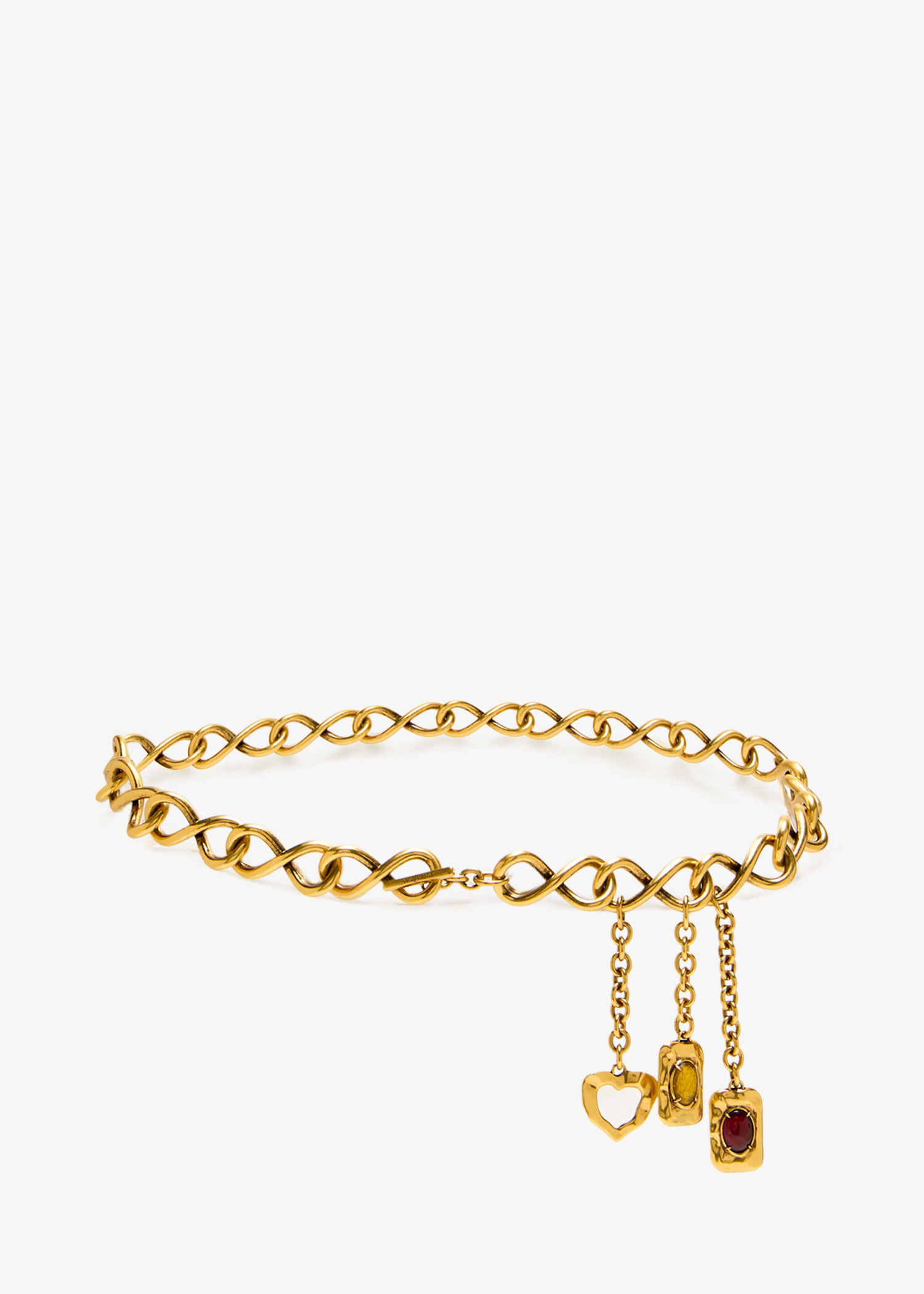 Saint Laurent Charm chain belt for Women - Gold in UAE