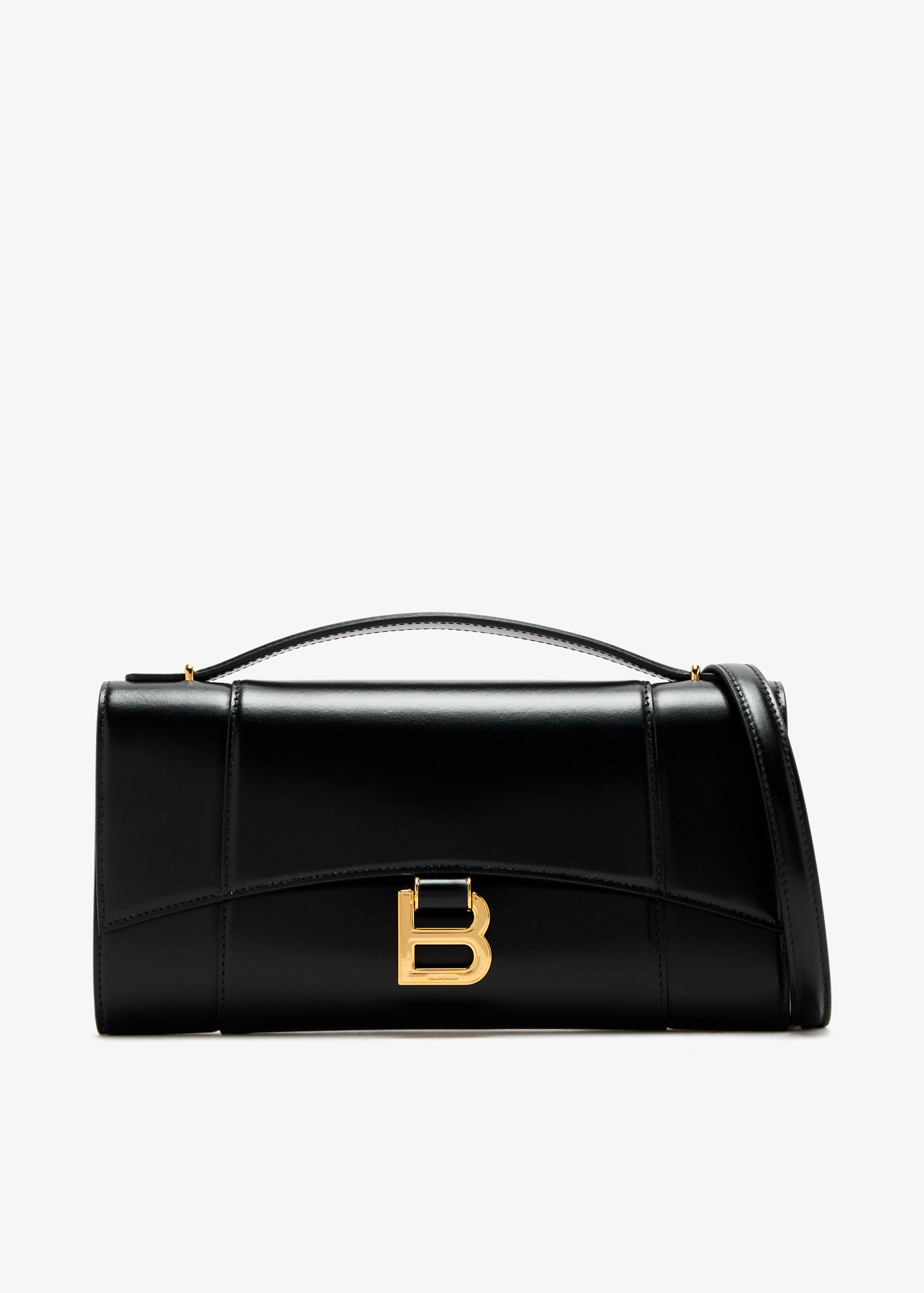 Balenciaga Hourglass chain pochette for Women - Black in UAE