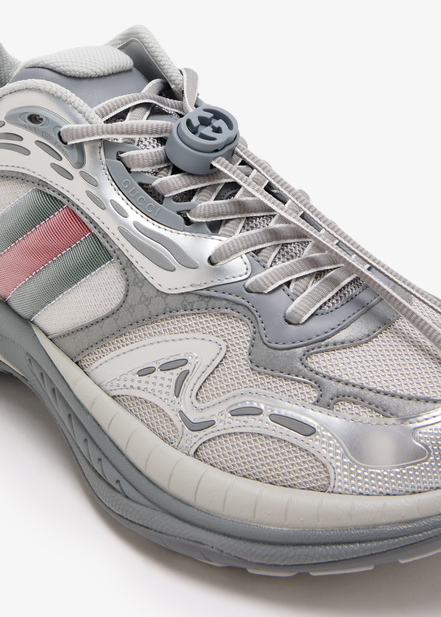 Gucci 2.0 sneakers for Men - Silver in UAE | Level Shoes