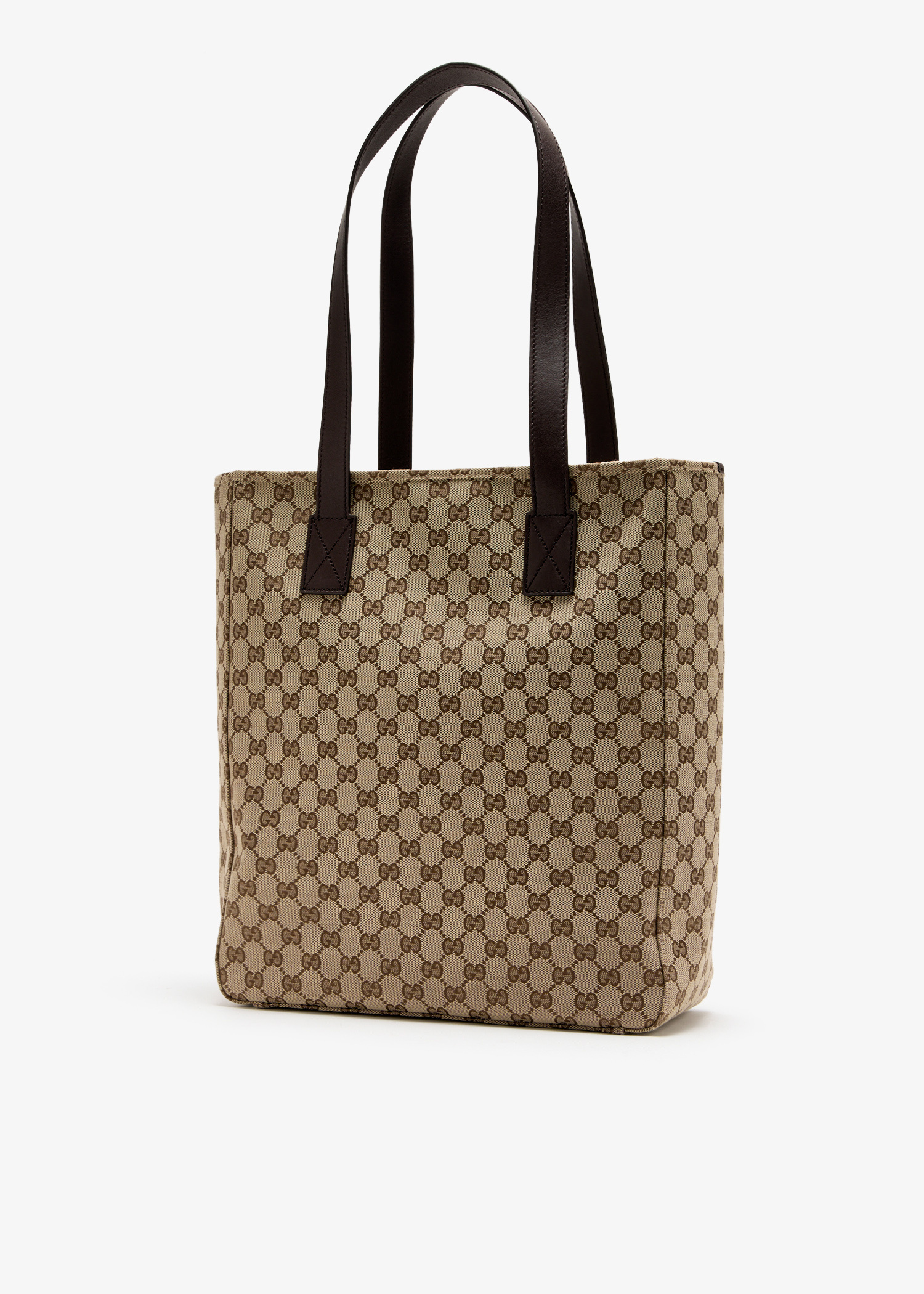 【GUCCI】MEDIUM GG CANVAS SHOPPING BAG Gucci GG canvas medium tote bag for Men - Printed in UAE