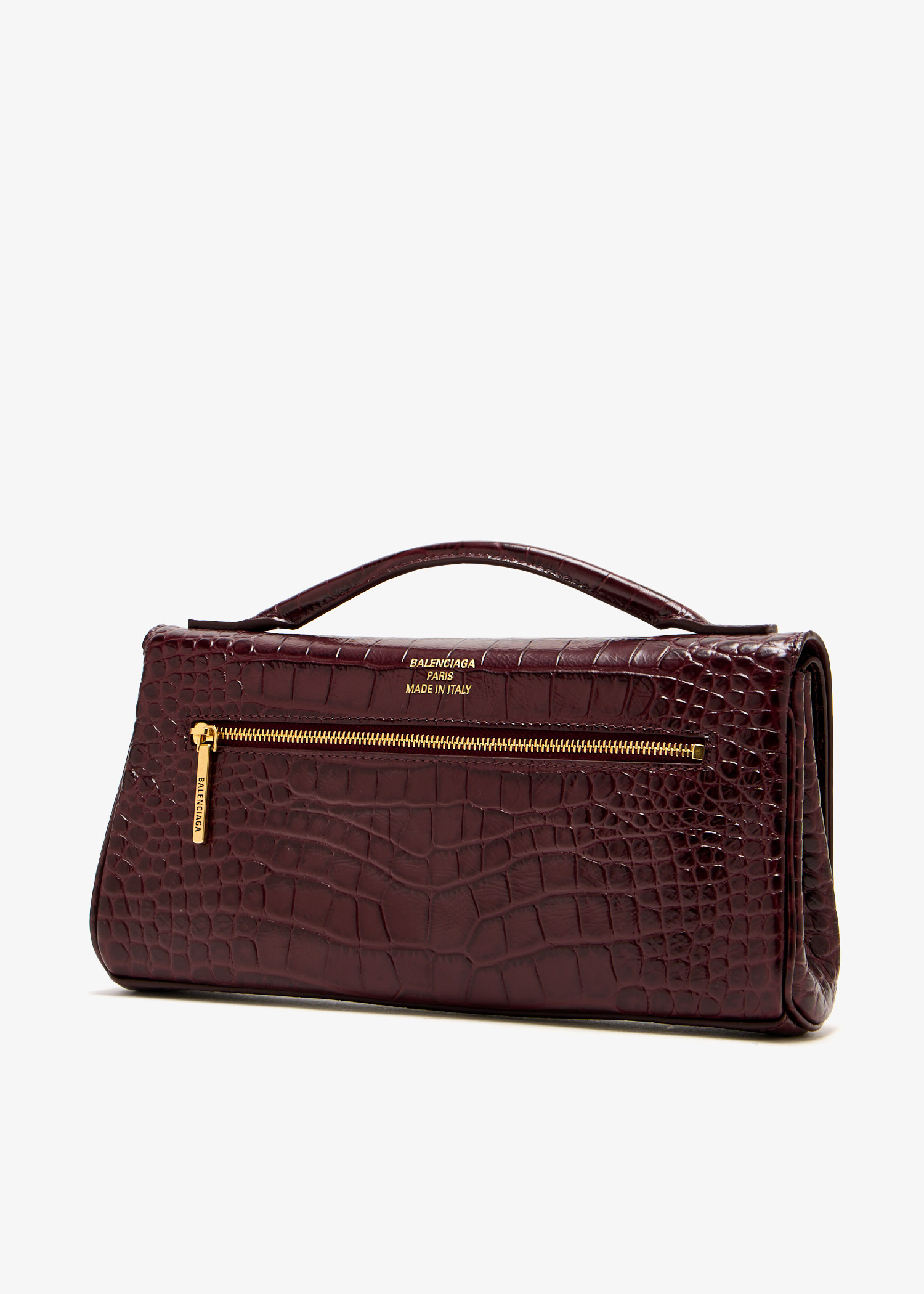 Balenciaga Bel Air clutch for Women - Burgundy in UAE