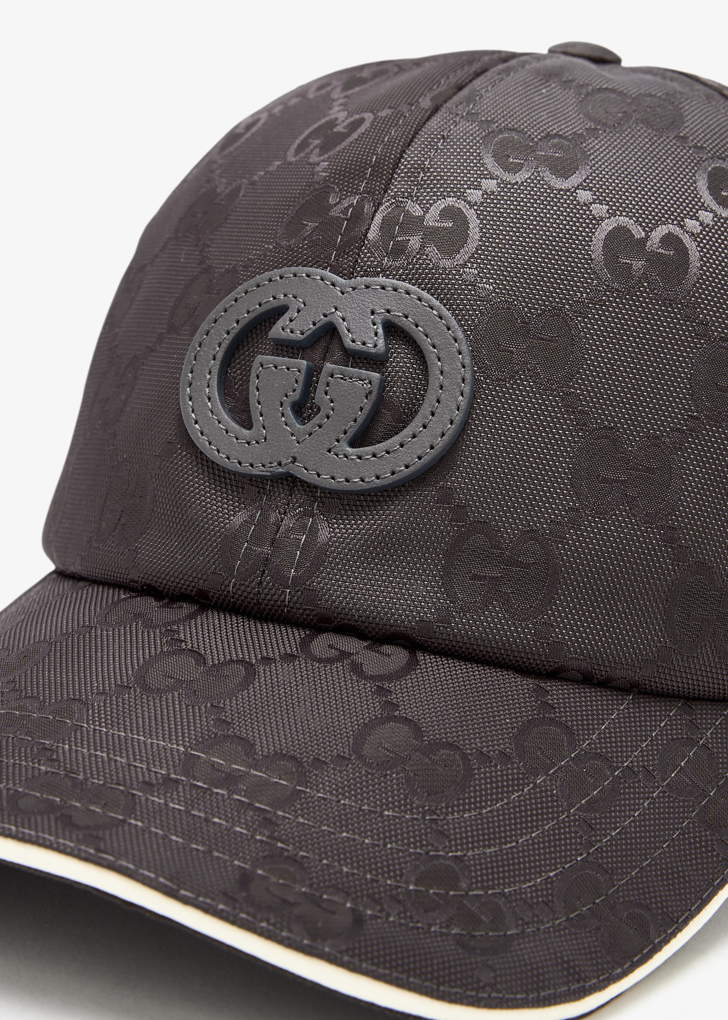 Gucci GG nylon baseball hat for Men - Grey in UAE | Level Shoes