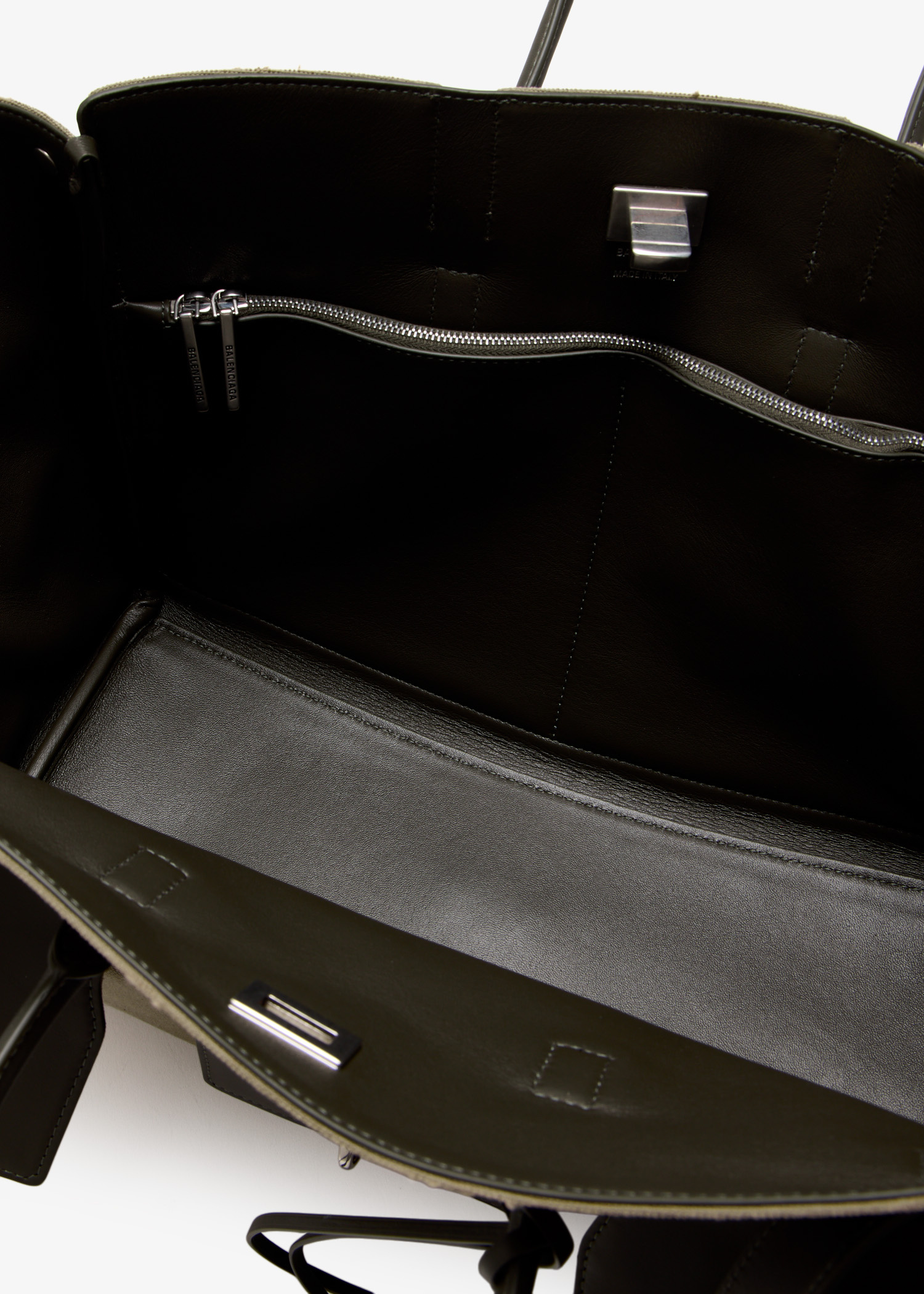 バッグ・カバンその他 BALENCIAGA CARRY ALL BEL AIR MEDIA BAG IN KHAKI CANVAS Carry All Bel Air Media bag in khaki canvas – Lord & Taylor