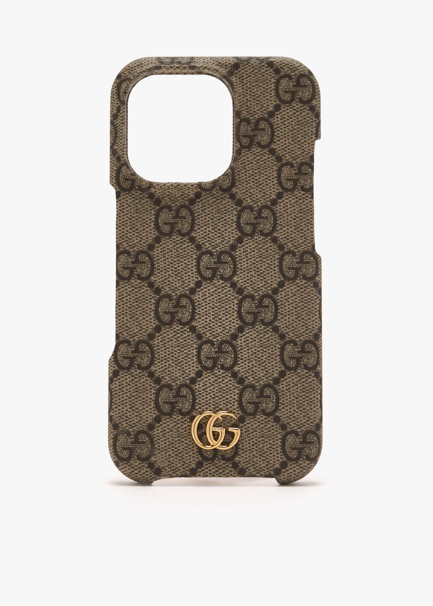 GUCCI ダークブラウンケース Gucci Ophidia iPhone 16 Pro phone case for Women - Printed in KSA