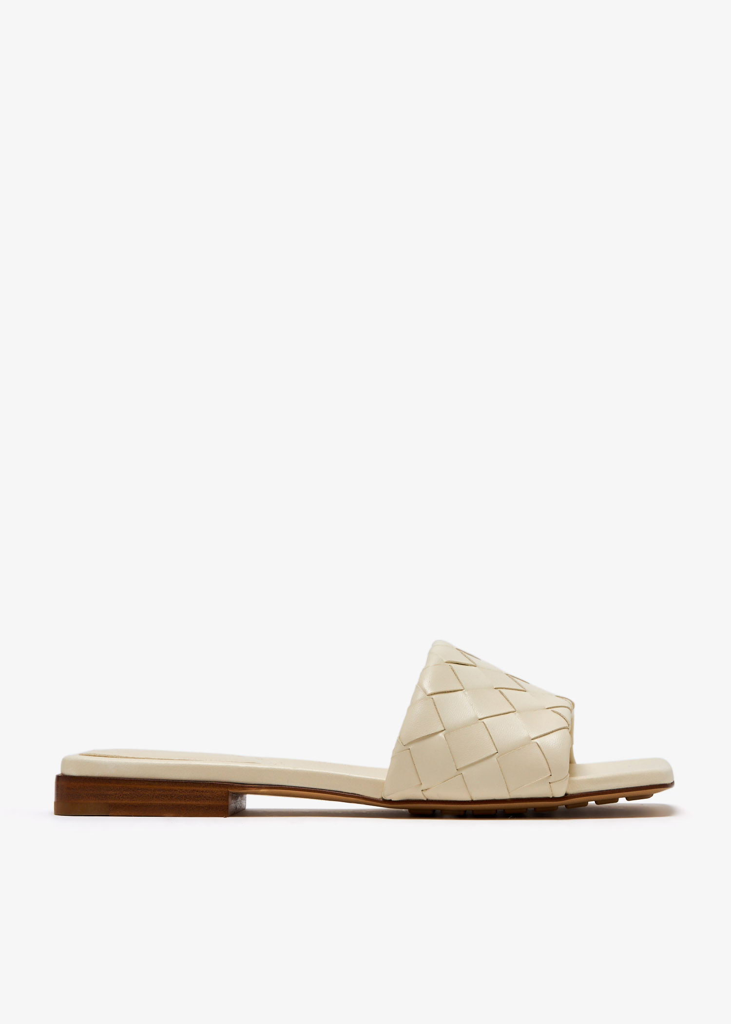 Bottega Veneta Parco flat mules for Women - Cream in USA