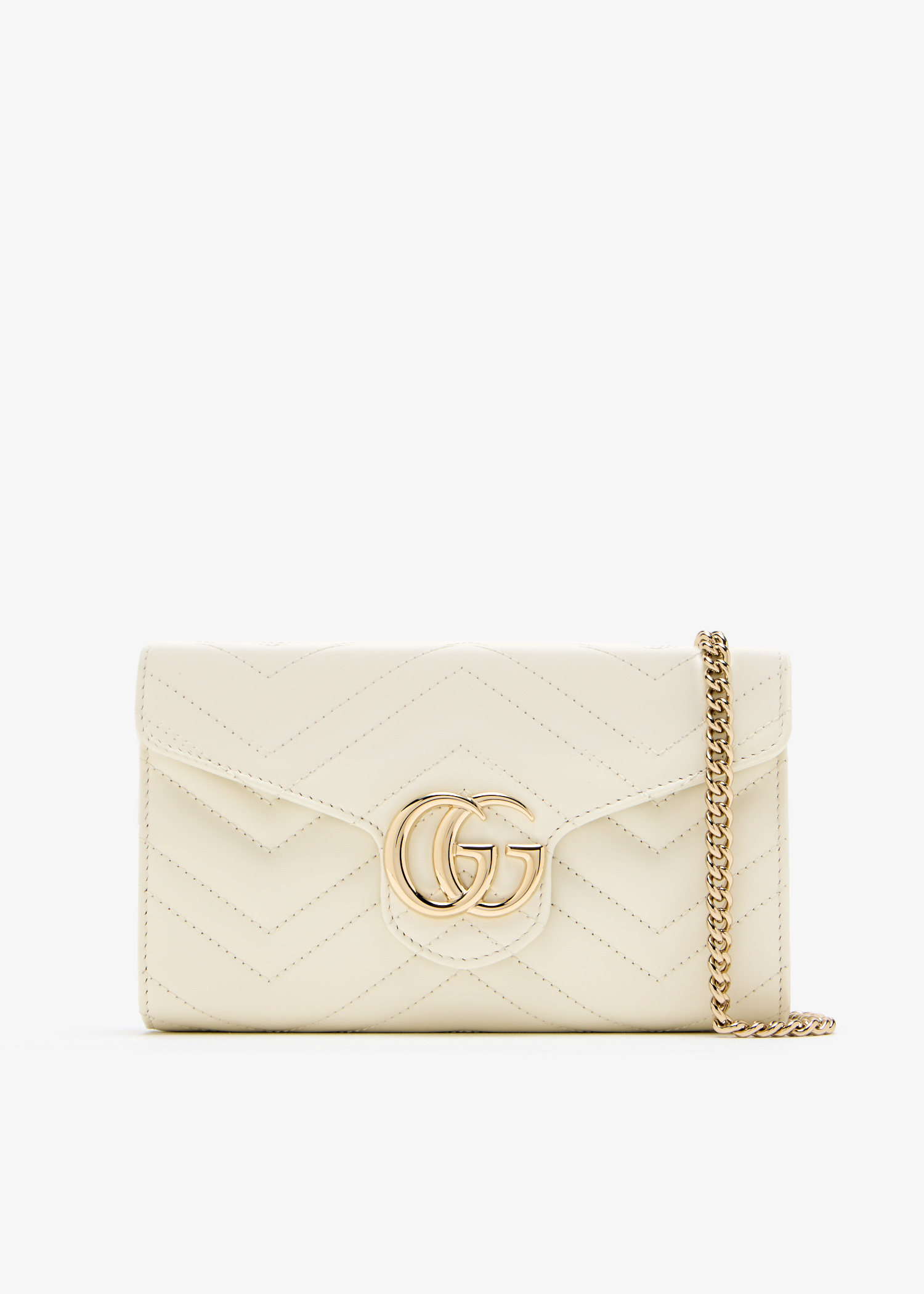 【関税&送料込】Gucci Gg Marmont Wallet GG Marmont bi-colour zip around wallet in black leather and