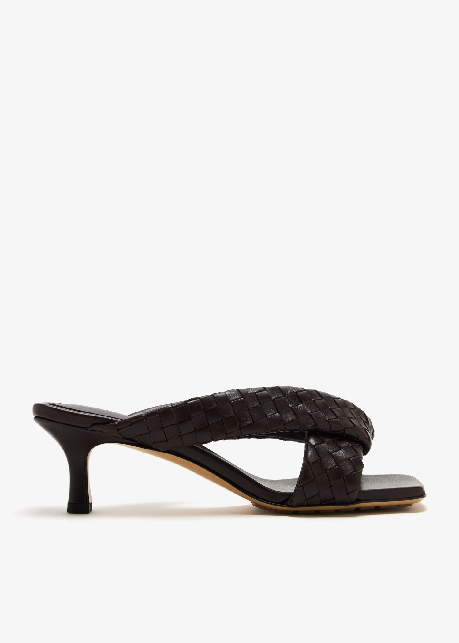 Bottega Veneta Riva mules for Women - Brown in KSA | Level Shoes
