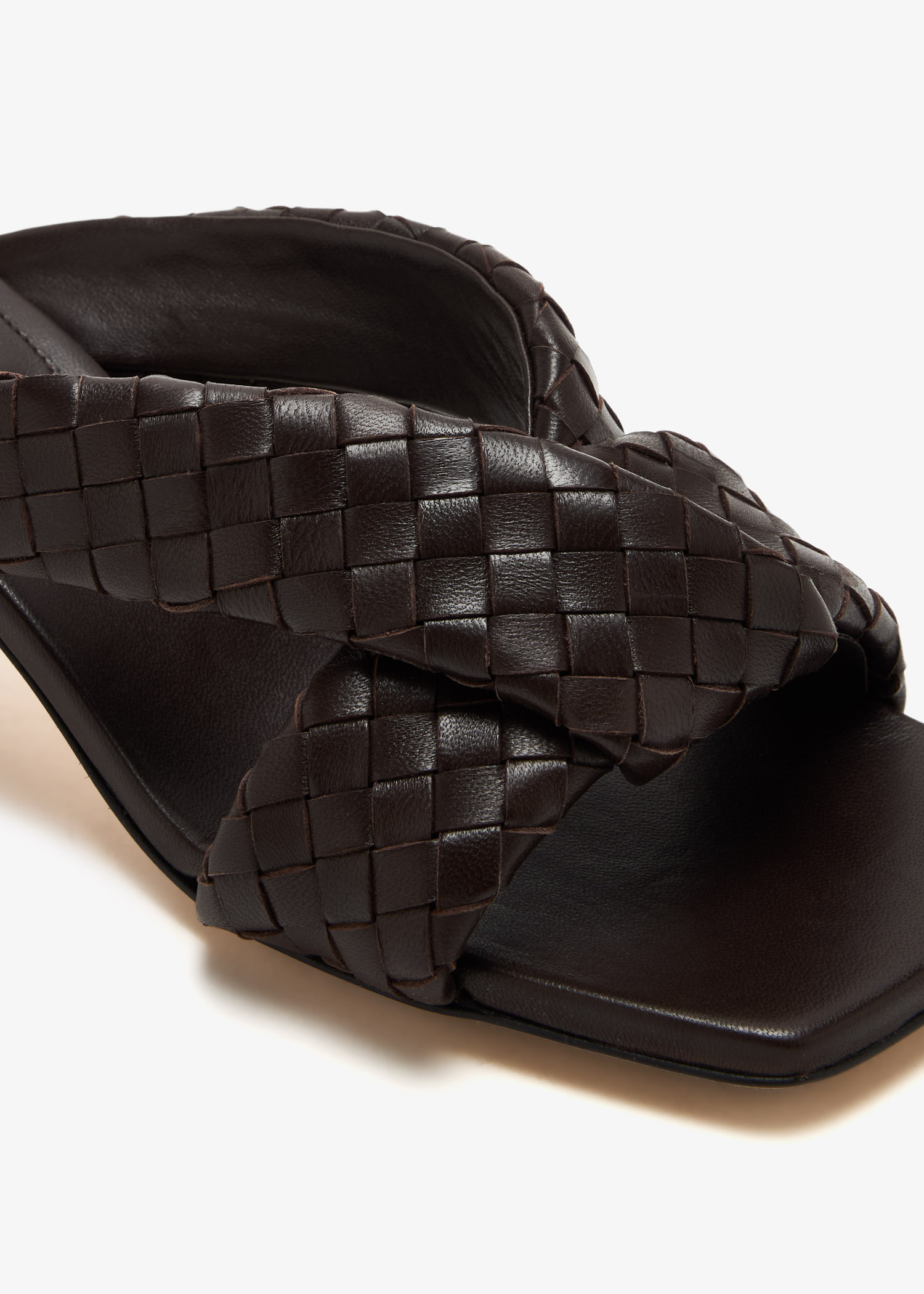 Bottega Veneta Riva mules for Women - Brown in KSA | Level Shoes