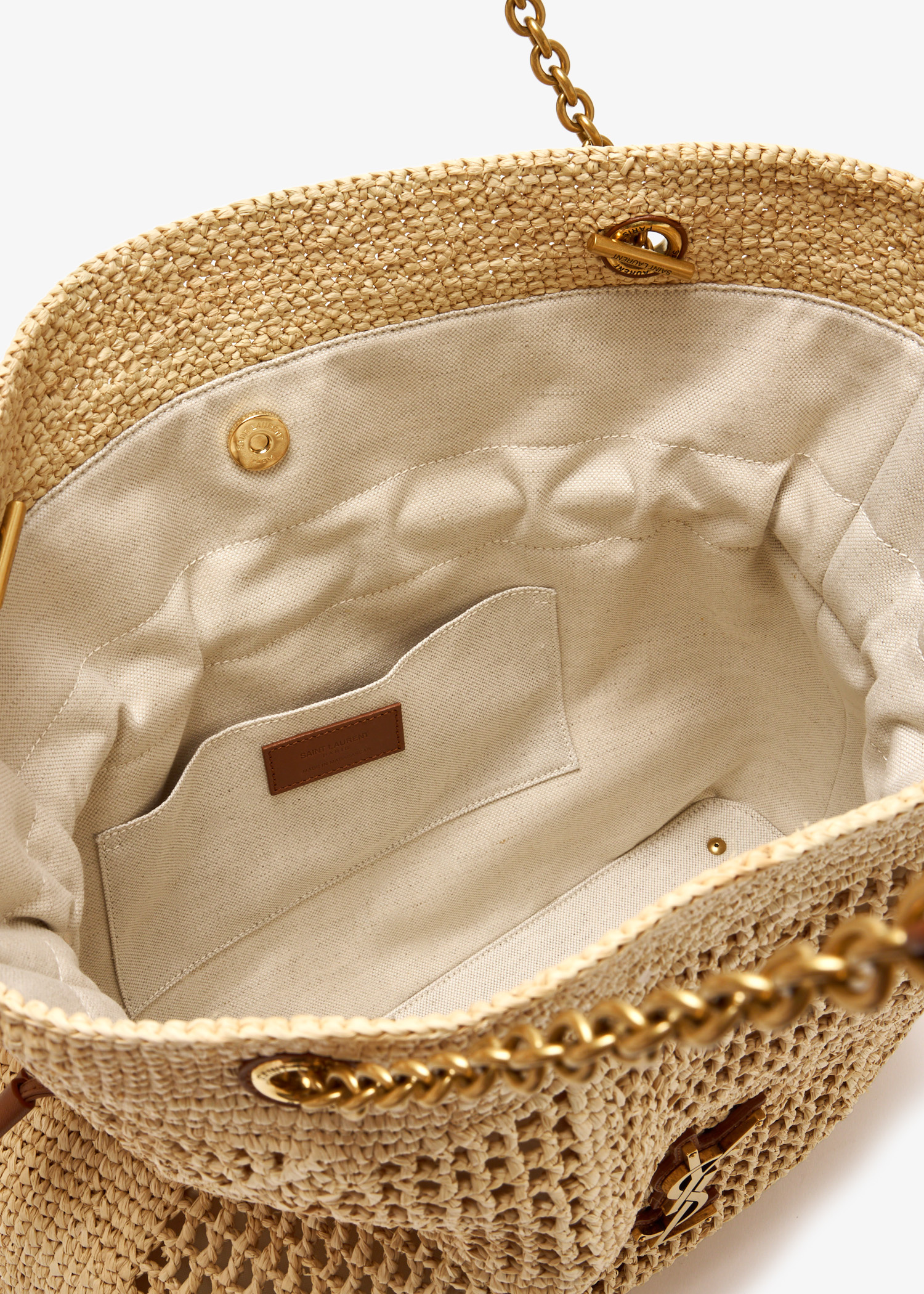 Saint Laurent】ジェイミー ショッピング（ラフィア）