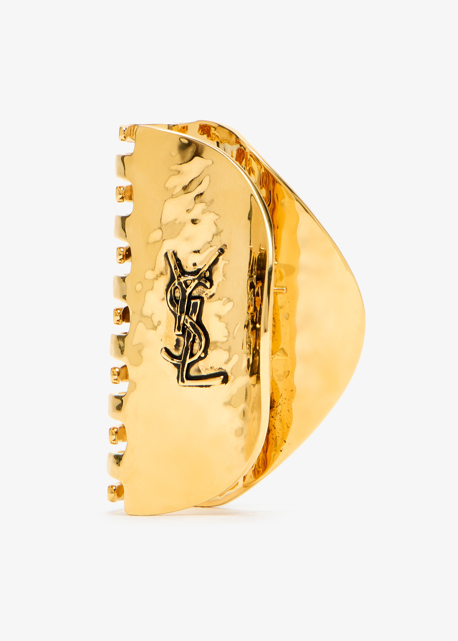 Saint Laurent Cassandre claw clip for Women - Gold in UAE
