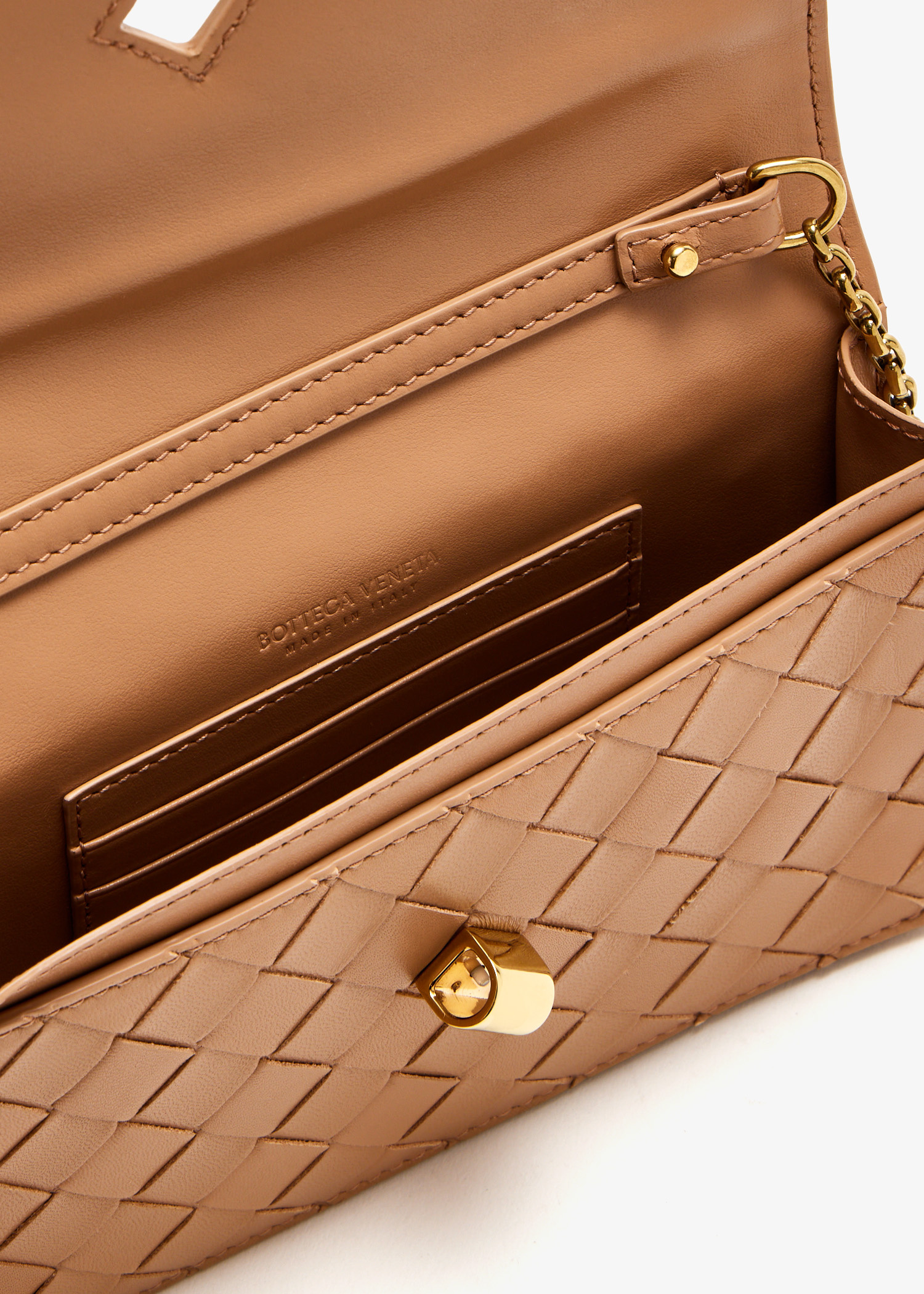Bottega Veneta Andiamo chain pouch for Women - Brown in UAE