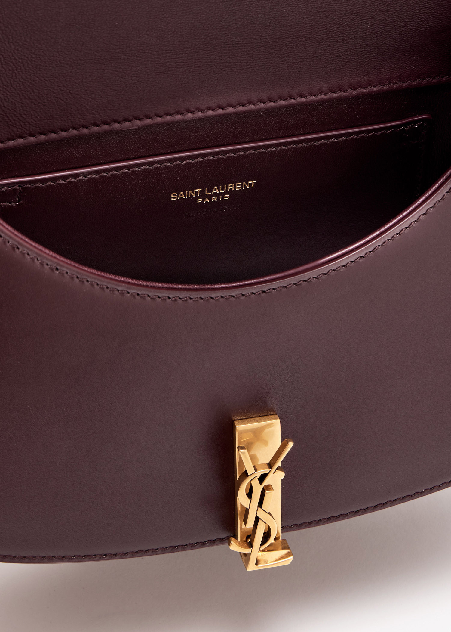 Saint Laurent Voltaire top handle bag for Women - Burgundy in