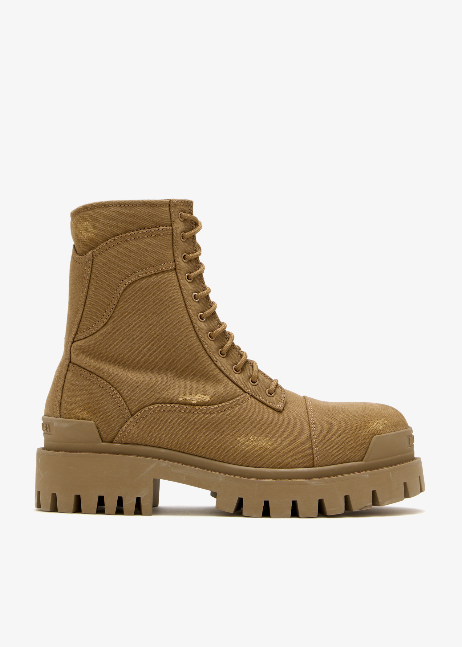 Balenciaga Combat Strike boots for Men - Brown in UAE | Level Shoes