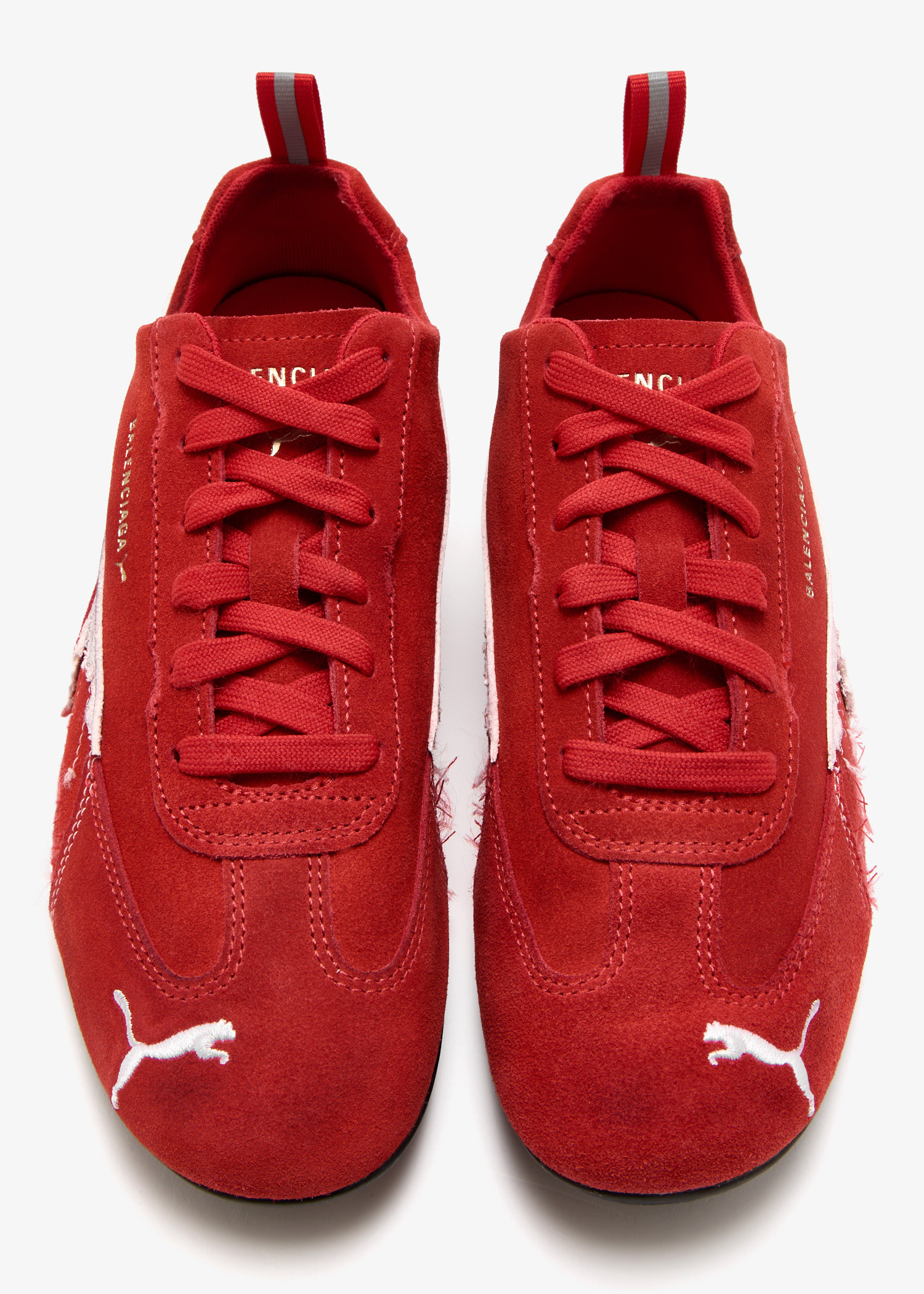 【送料込】BALENCIAGA★PUMA★SPEEDCAT レザースニーカー ホワイト の ウィメンズ スピードキャット レザー Balenciaga