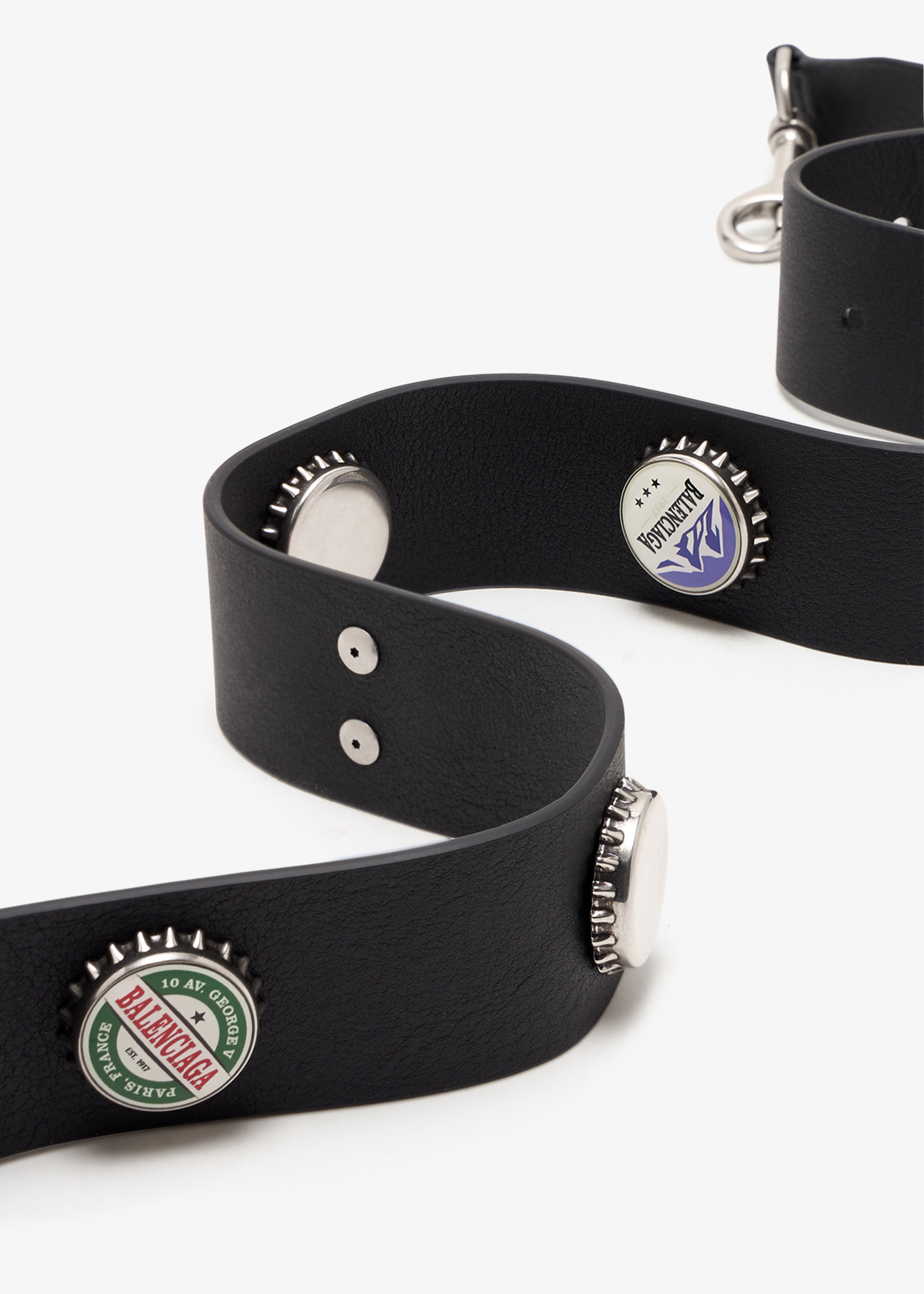 BALENCIAGA ストラップ Balenciaga Bottle Cap strap for Men - Black in USA | Level Shoes
