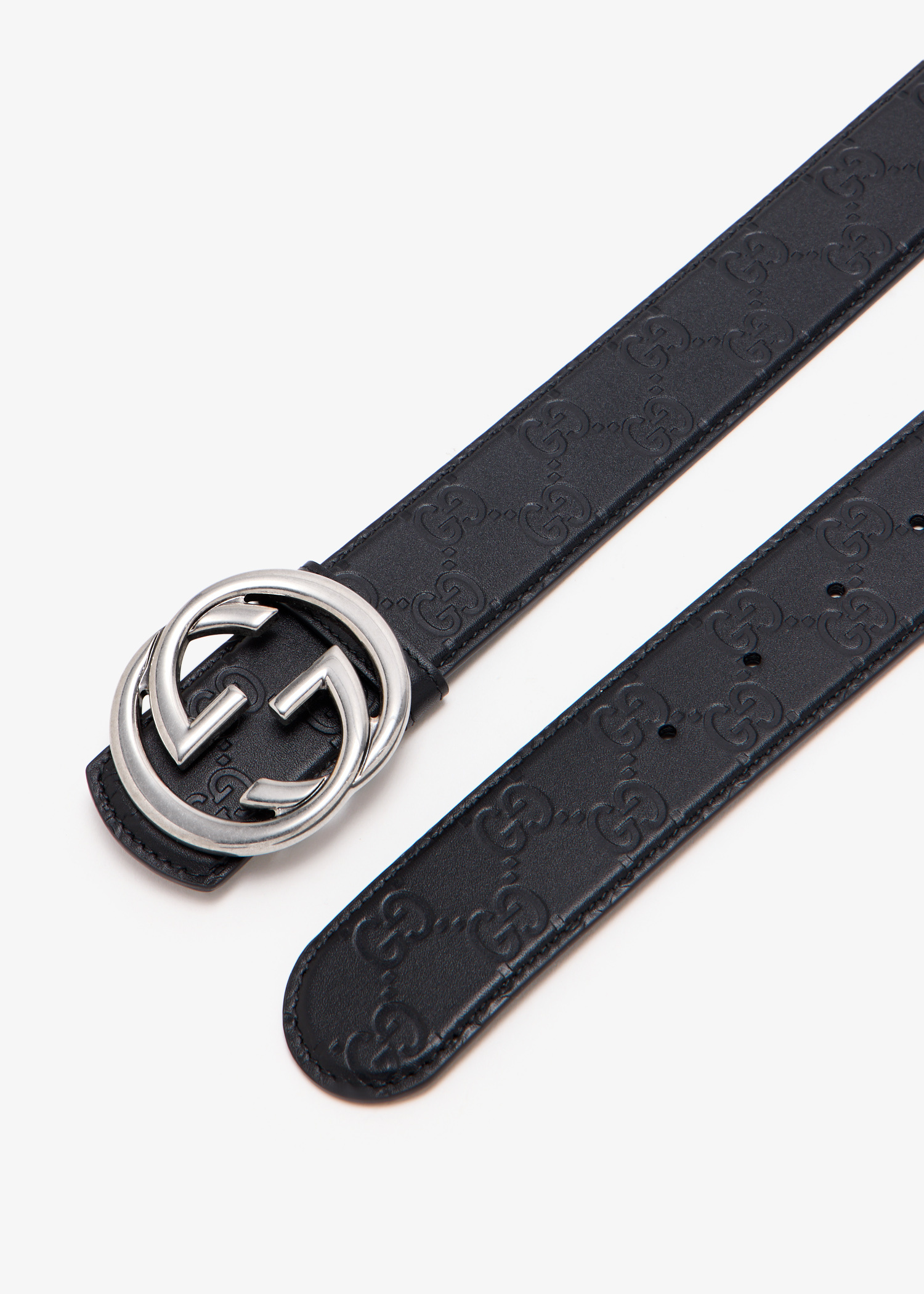 Gucci Arabella monogram belt for Men - Black in UAE | Level Shoes