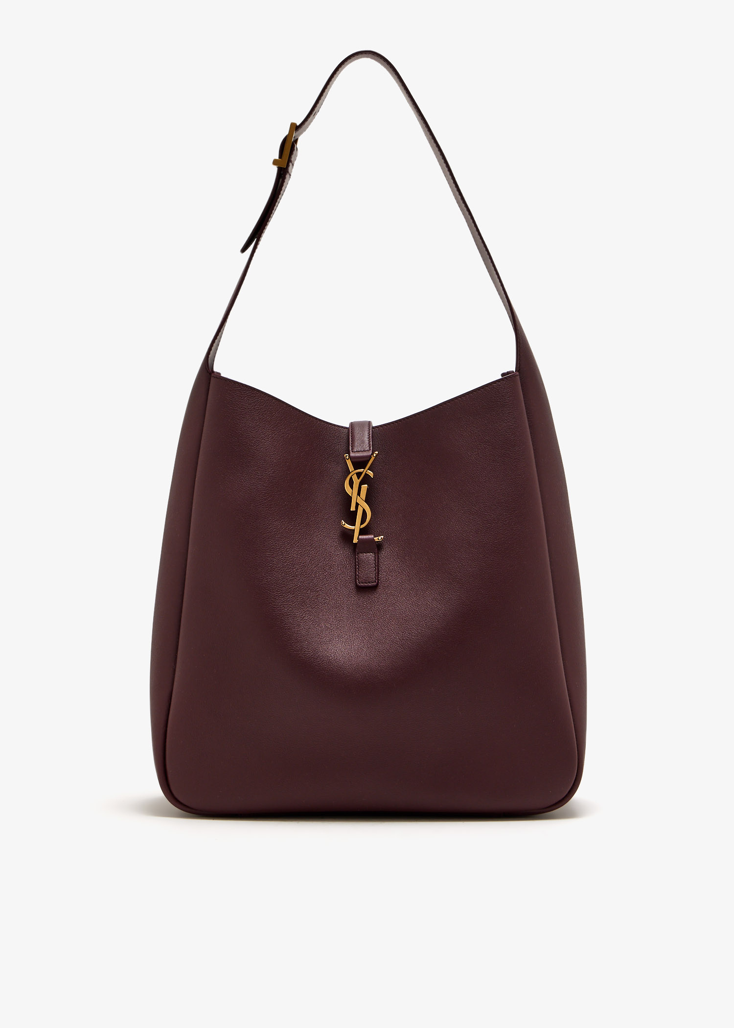Saint Laurent Le 5 À 7 large supple bag for Women - Burgundy Saint Laurent Le 5 À 7 large supple bag for Women - Burgundy