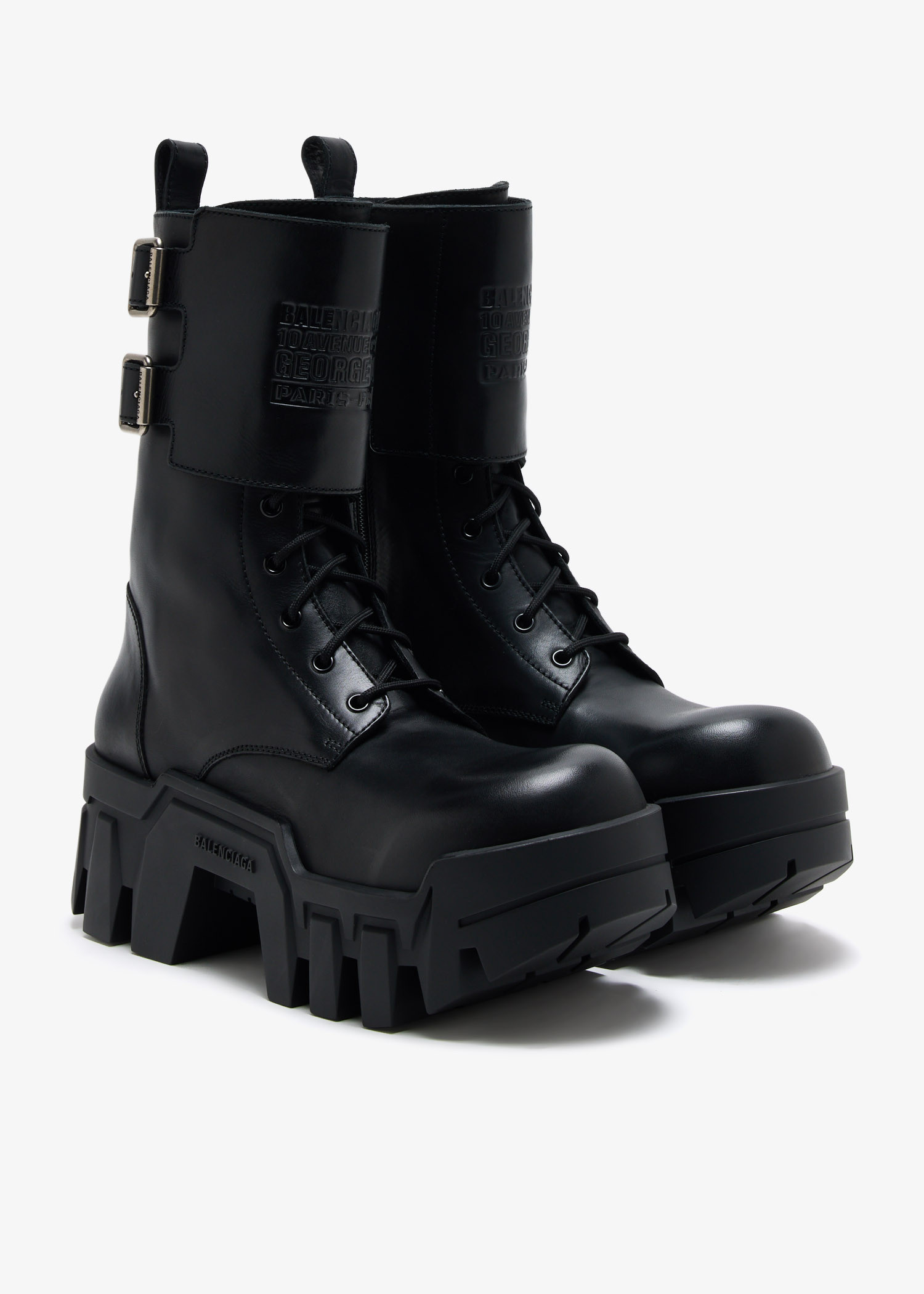 靴 balenciaga bulldozer 41 Balenciaga Bulldozer Combat boots for Women - Black in KSA | Level