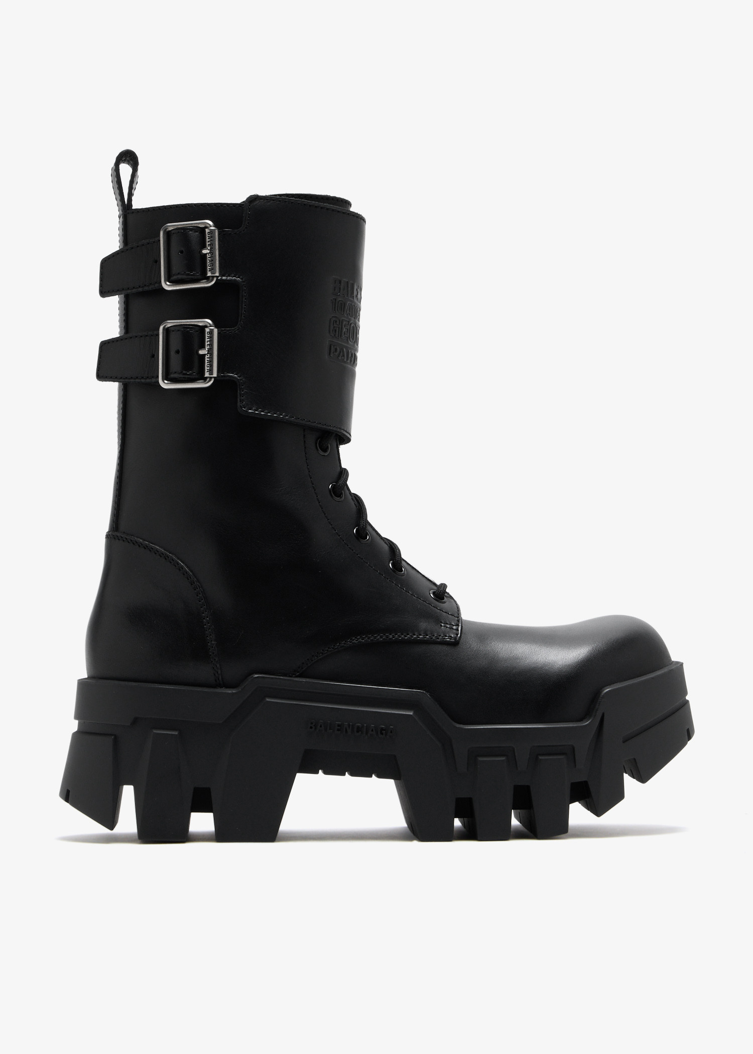 Balenciaga Bulldozer Combat boots for Men - Black in UAE | Level Shoes