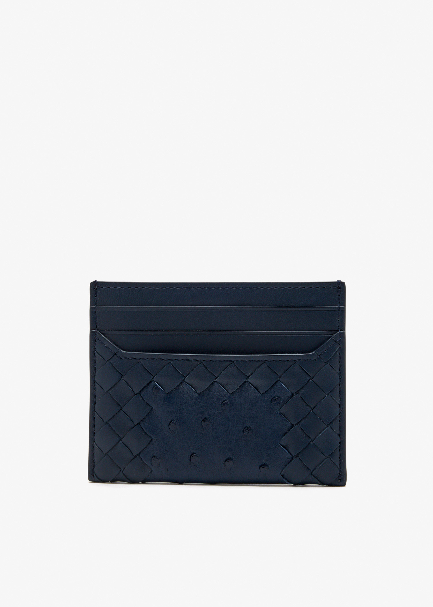 Bottega Veneta Intrecciato Piccolo card case for Men - Navy in KSA