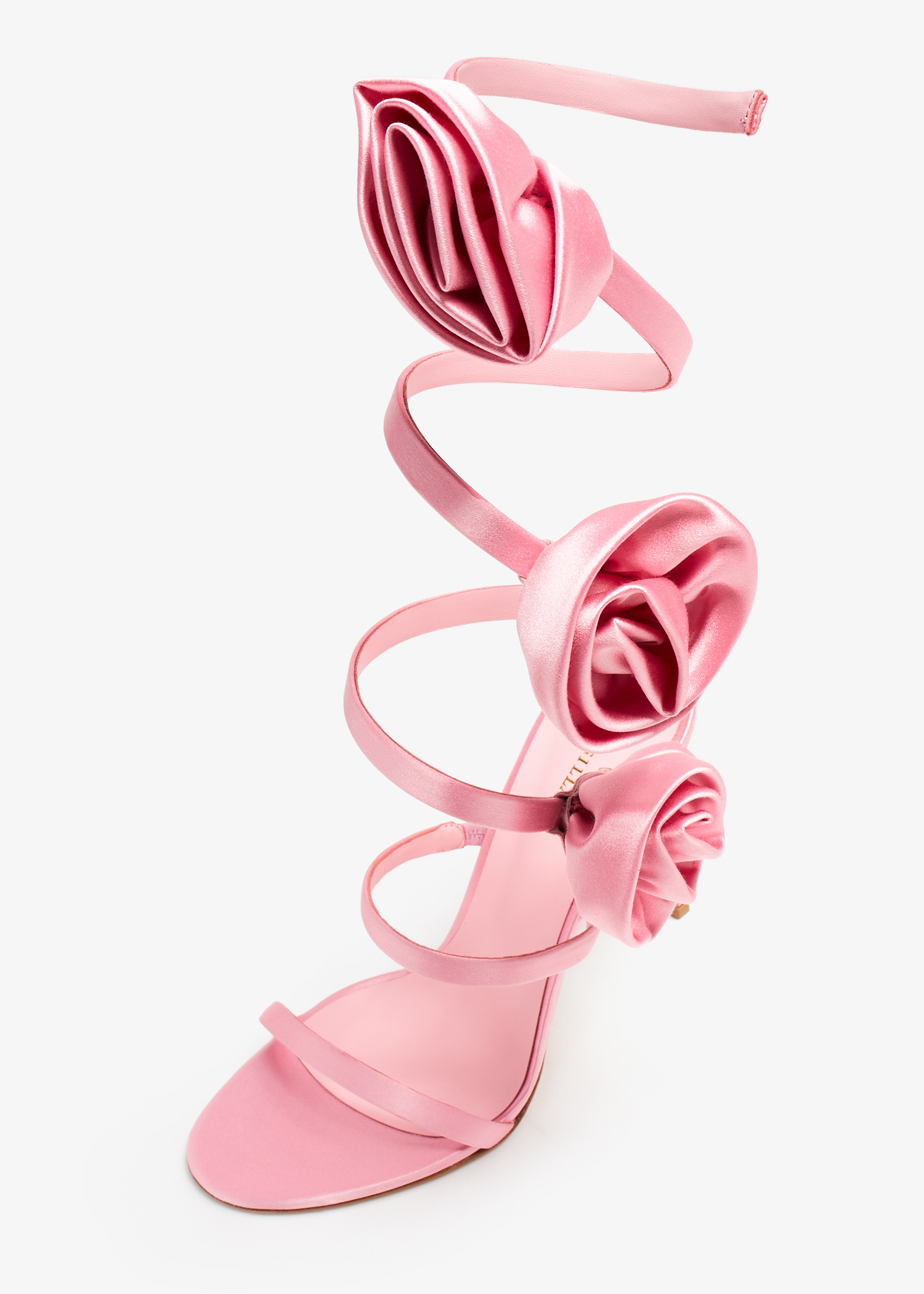 Le Silla Rose wrap-around sandals for Women - Pink in UAE
