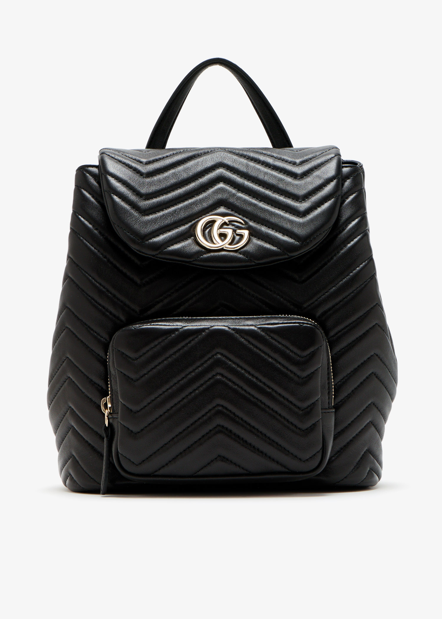 black mini gg marmont 2.0 backpack Gucci Matelassé Length 18cm Width 20cm Depth 10cm Shoulder drop 68cm Original Accessories Gucci GG Marmont Mini Backpack