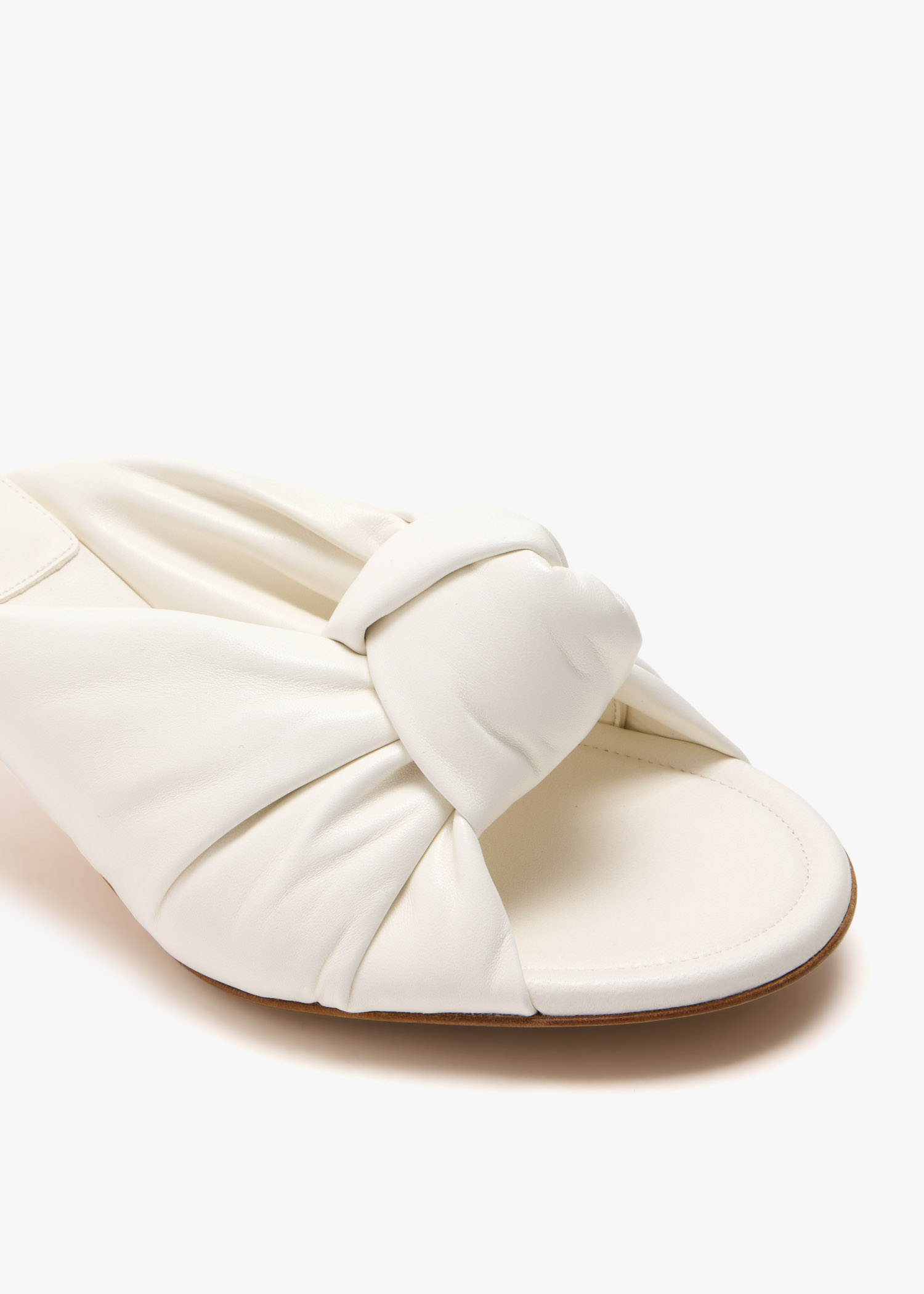 Bottega Veneta Cherry mules for Women - White in UAE | Level Shoes