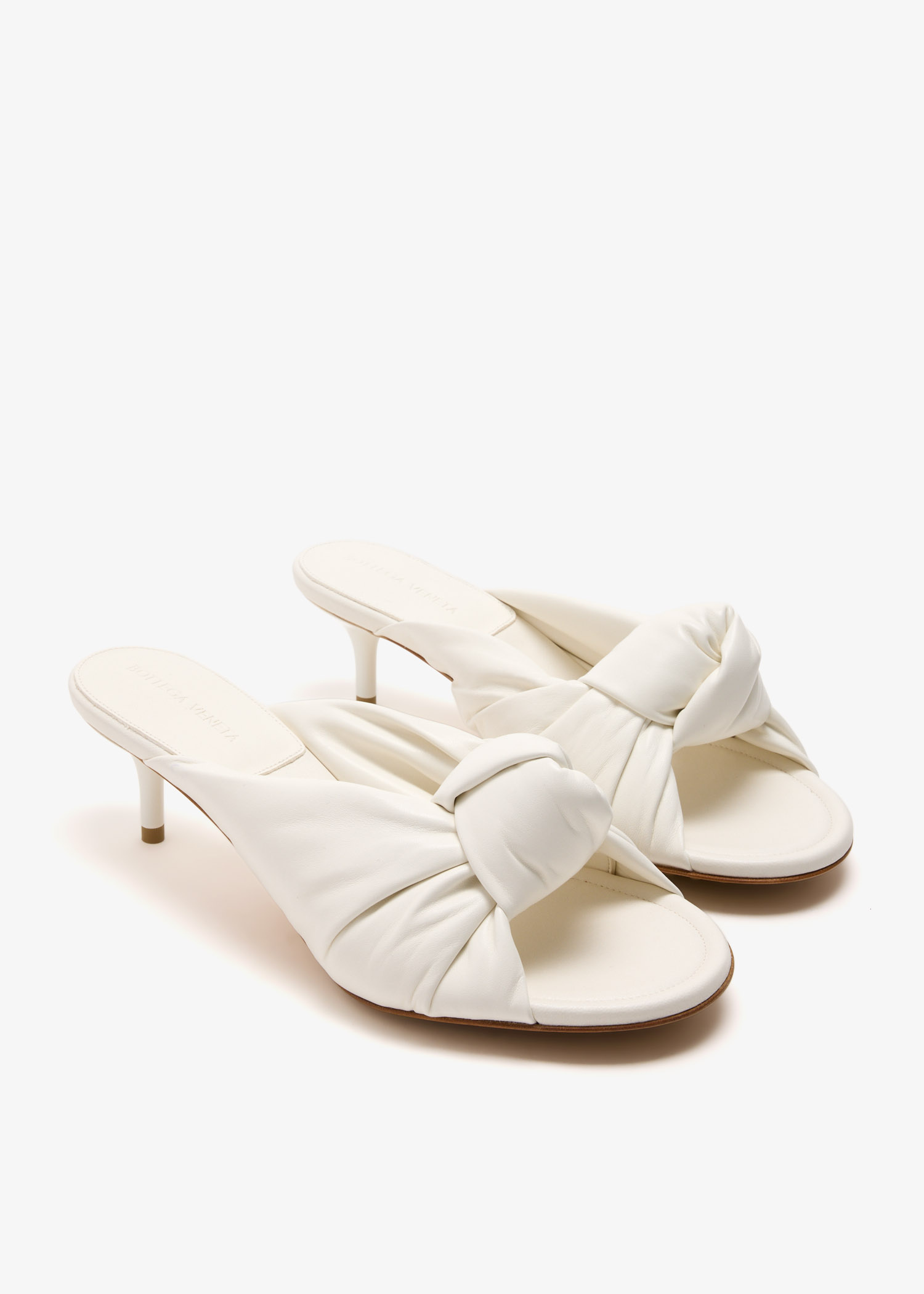 Bottega Veneta Cherry mules for Women - White in UAE | Level Shoes