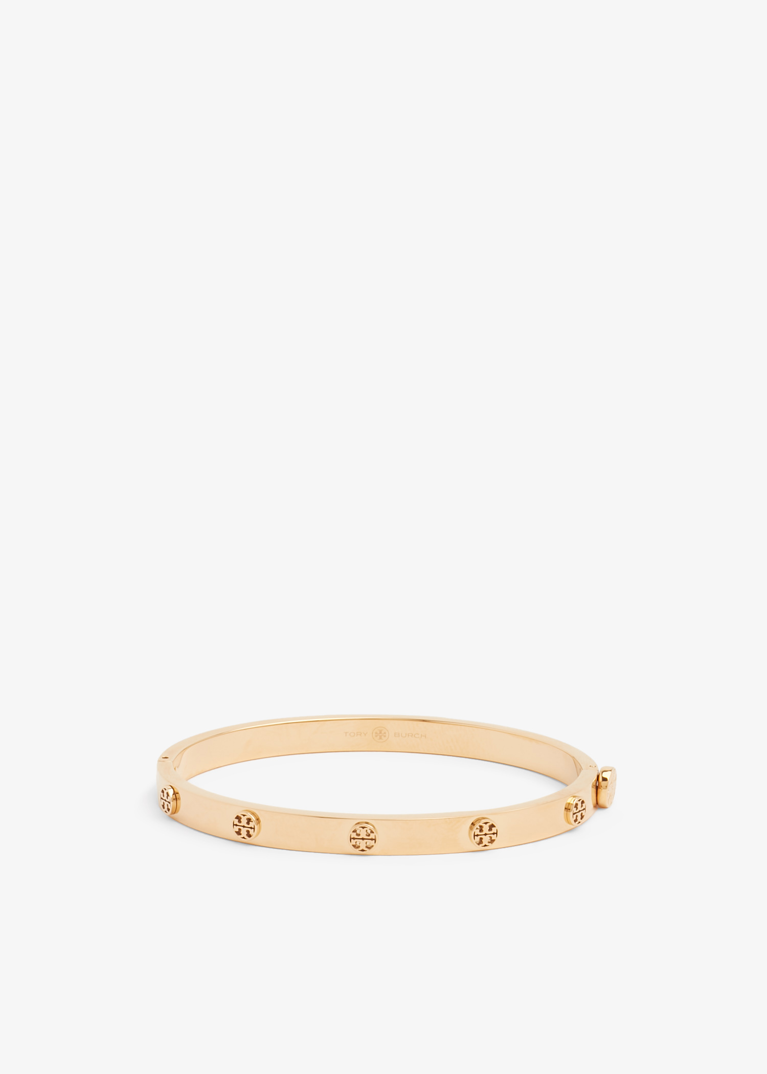 Tory Burch Miller stud hinge bracelet for Women - Gold in
