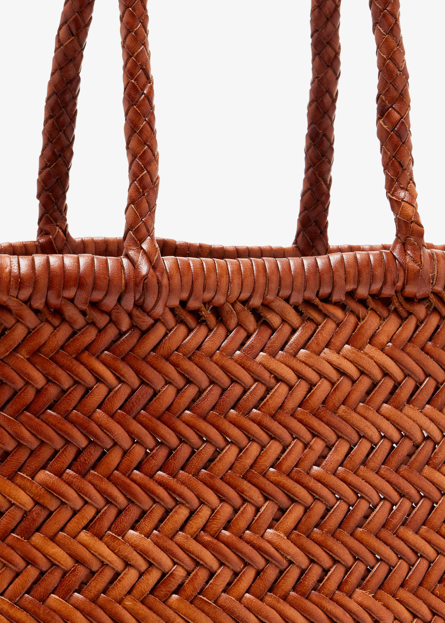 J.M. Weston Bamboo triple jump big tote bag for Women - Brown in