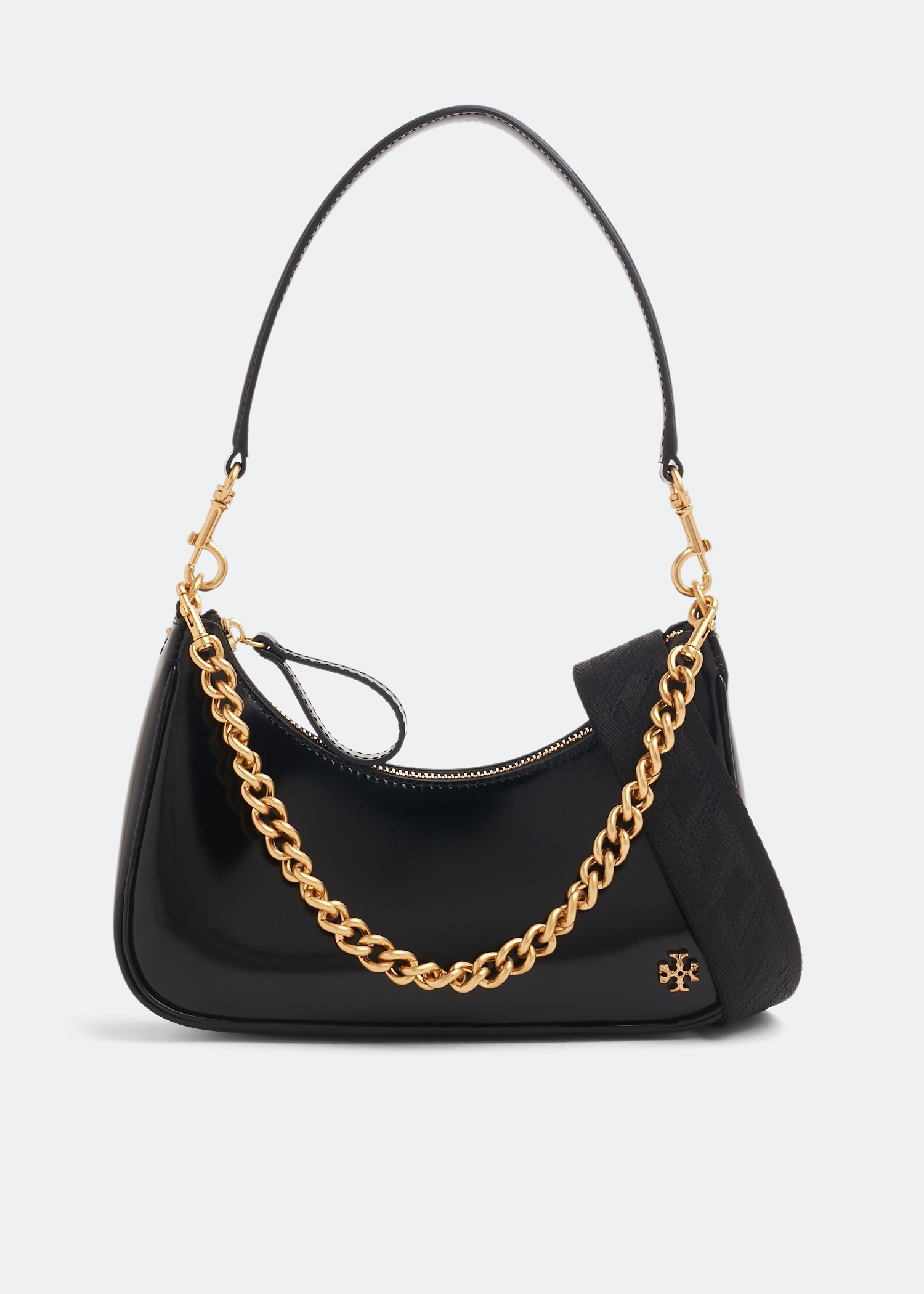 Tory Burch 151 Mercer small crescent bag for Women - Black in USA