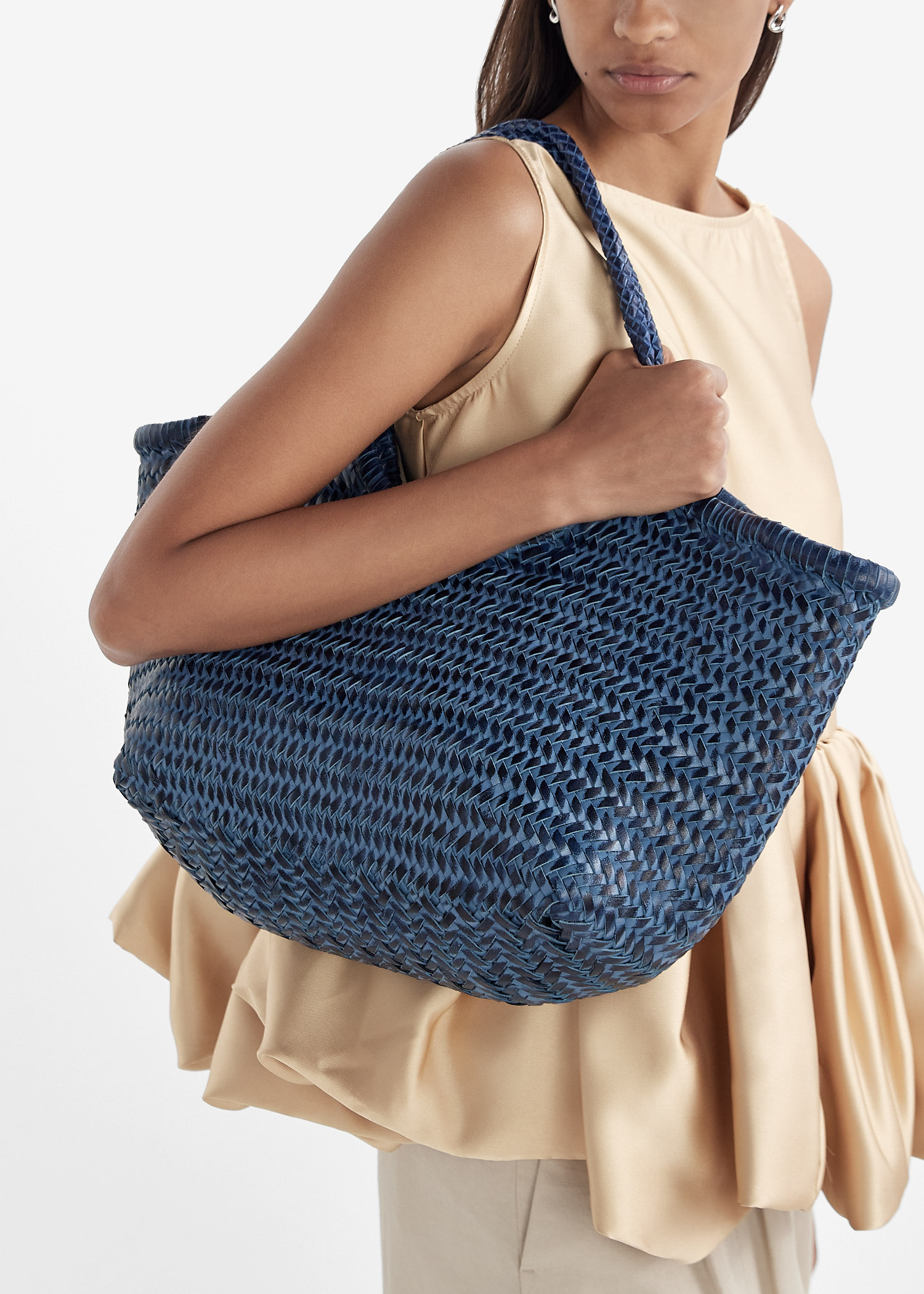 Dragon Diffusion Nantucket big basket bag for Women - Blue